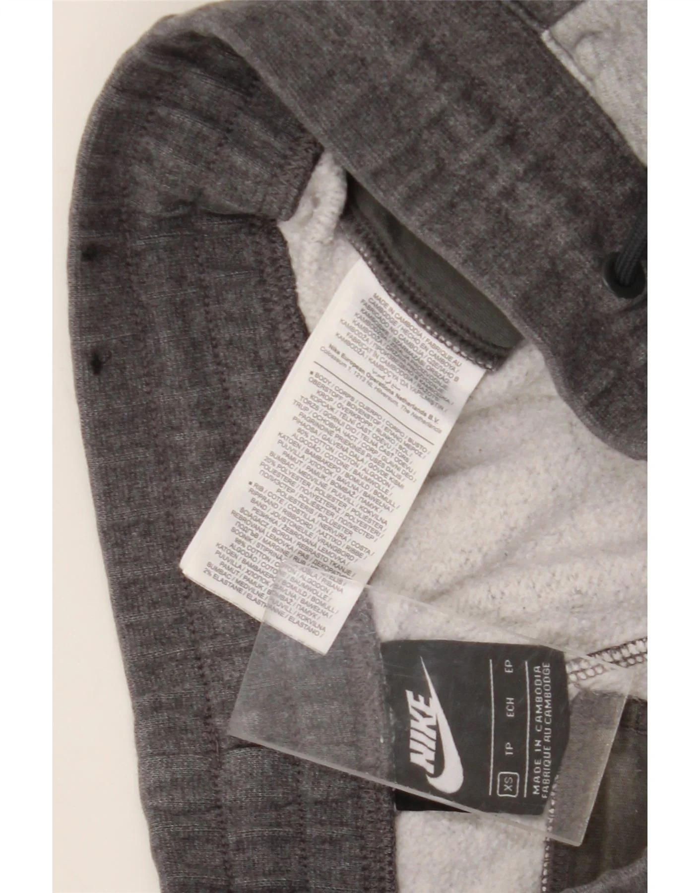 Nike Mens Graphic Sport Shorts XS Grey Flecked Cotton - Image 3