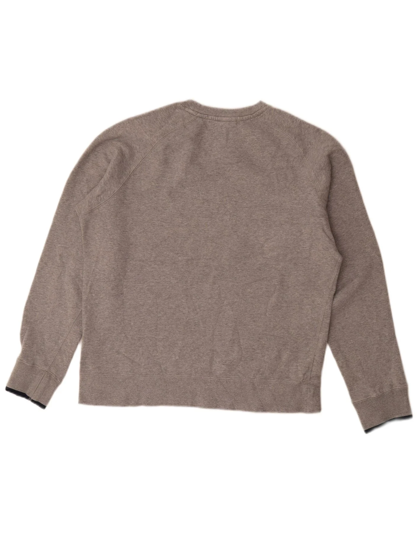 Nike Mens Graphic Sweatshirt Jumper Medium Grey Flecked Cotton - Image 2