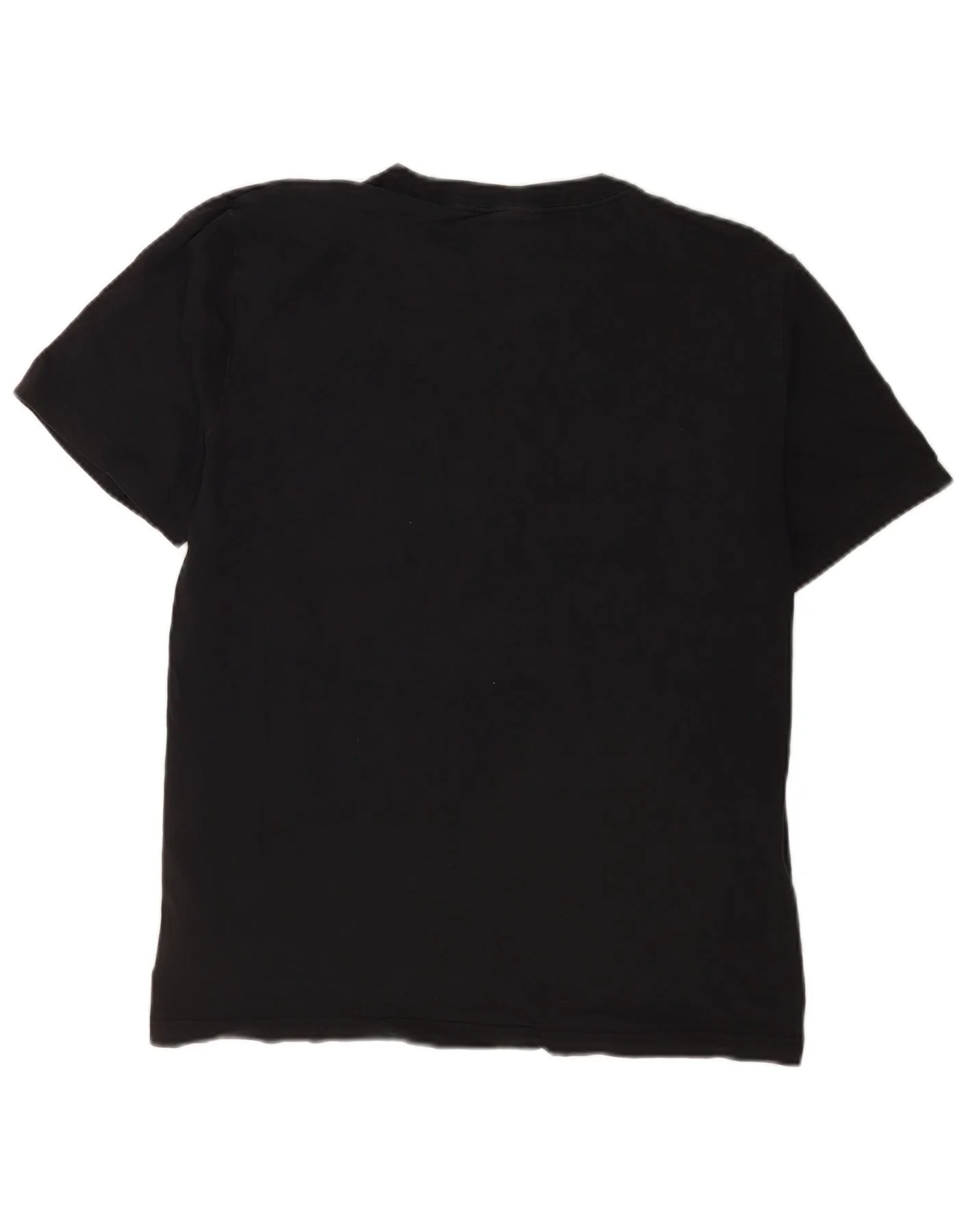 Nike Mens Graphic T-Shirt Top Large Black Colourblock Cotton - Image 2