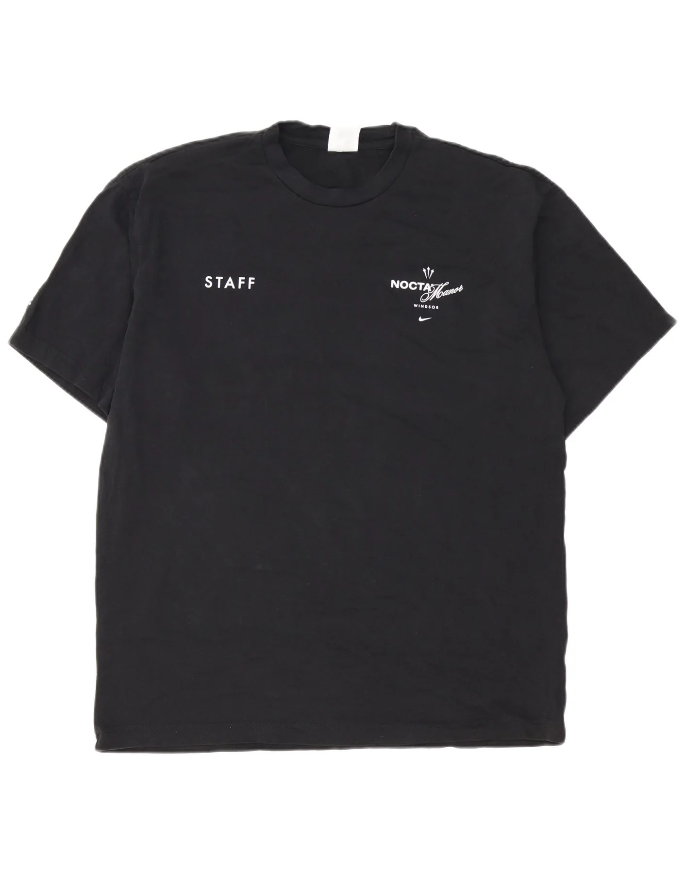 Nike Mens Graphic T-Shirt Top Large Black Cotton