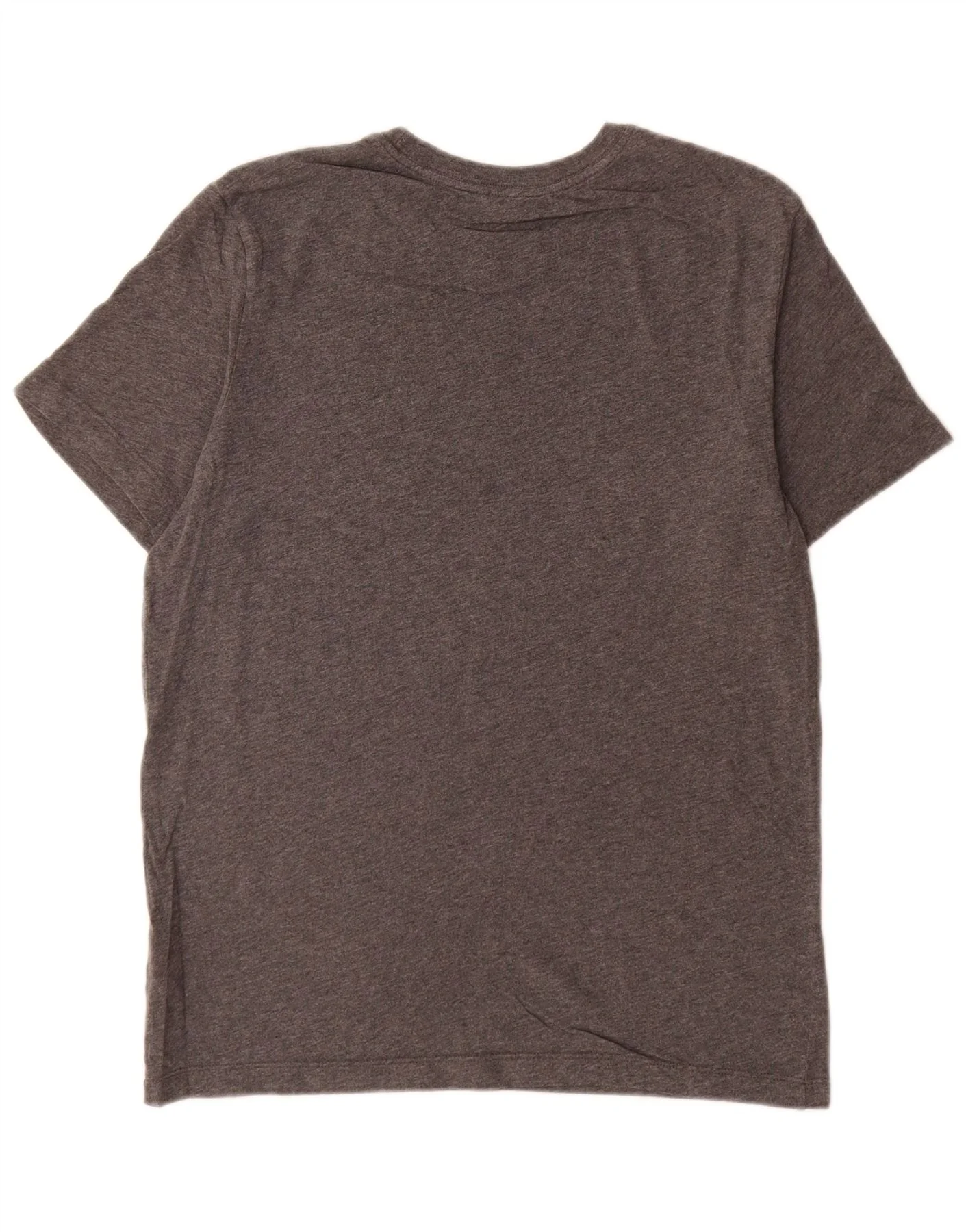Nike Mens Graphic T-Shirt Top Medium Grey Cotton - Image 2