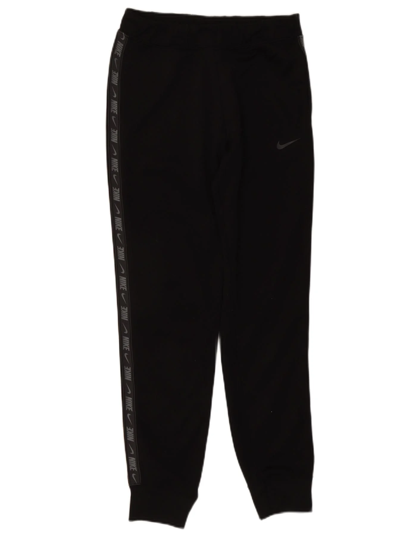 Nike Mens Graphic Tracksuit Trousers Joggers Small Black Polyester
