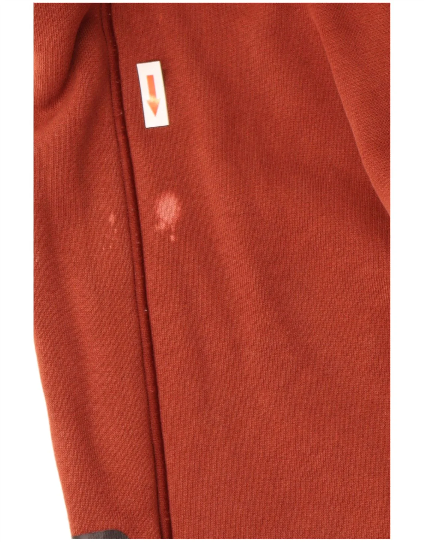 Nike Mens Graphic Tracksuit Trousers Joggers XL Burgundy Cotton - Image 3
