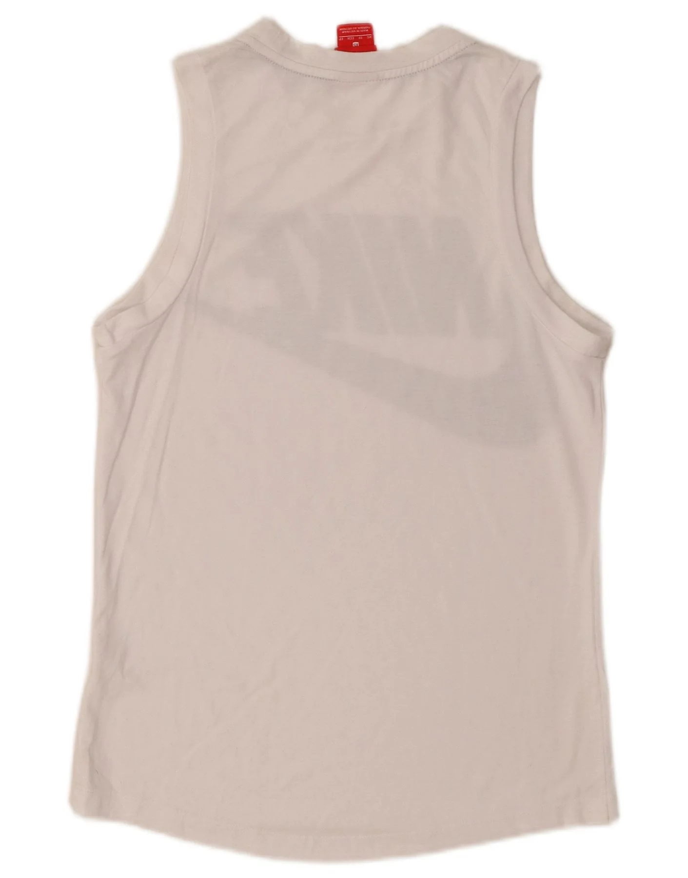 Nike Mens Graphic Vest Top XS White - Image 2