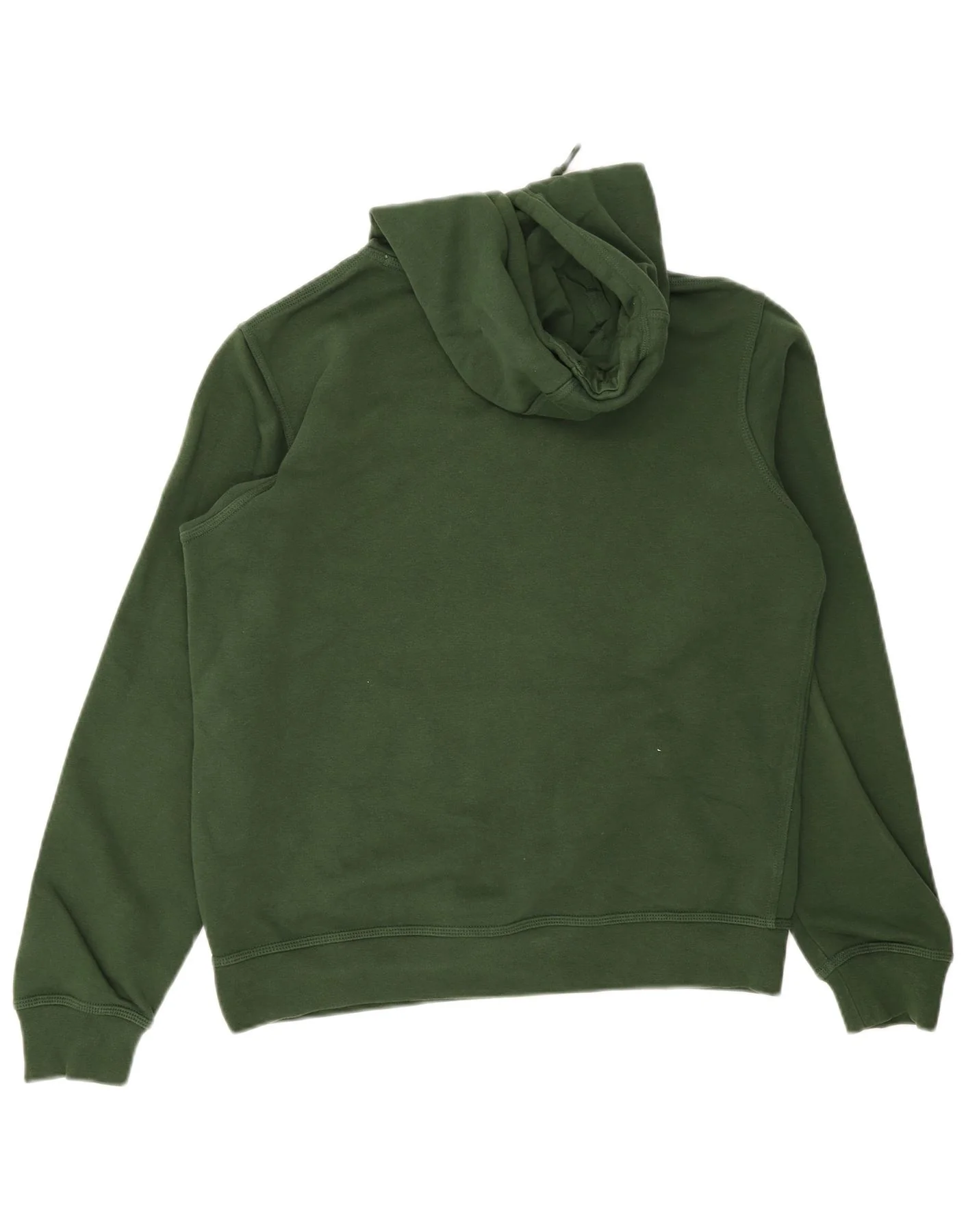 Nike Mens Hoodie Jumper Medium Green Cotton - Image 2