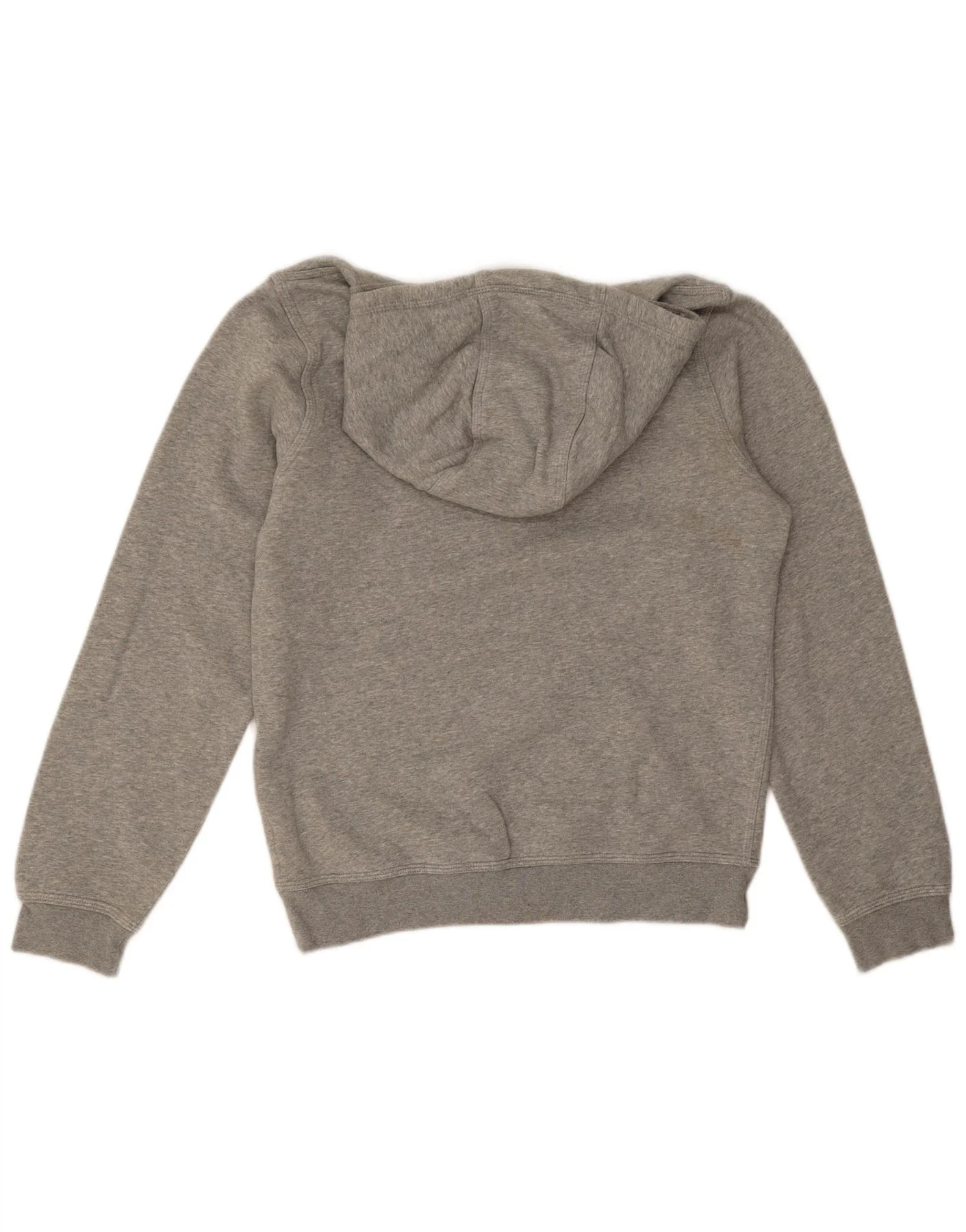 Nike Mens Hoodie Jumper Small Grey Flecked Cotton - Image 2