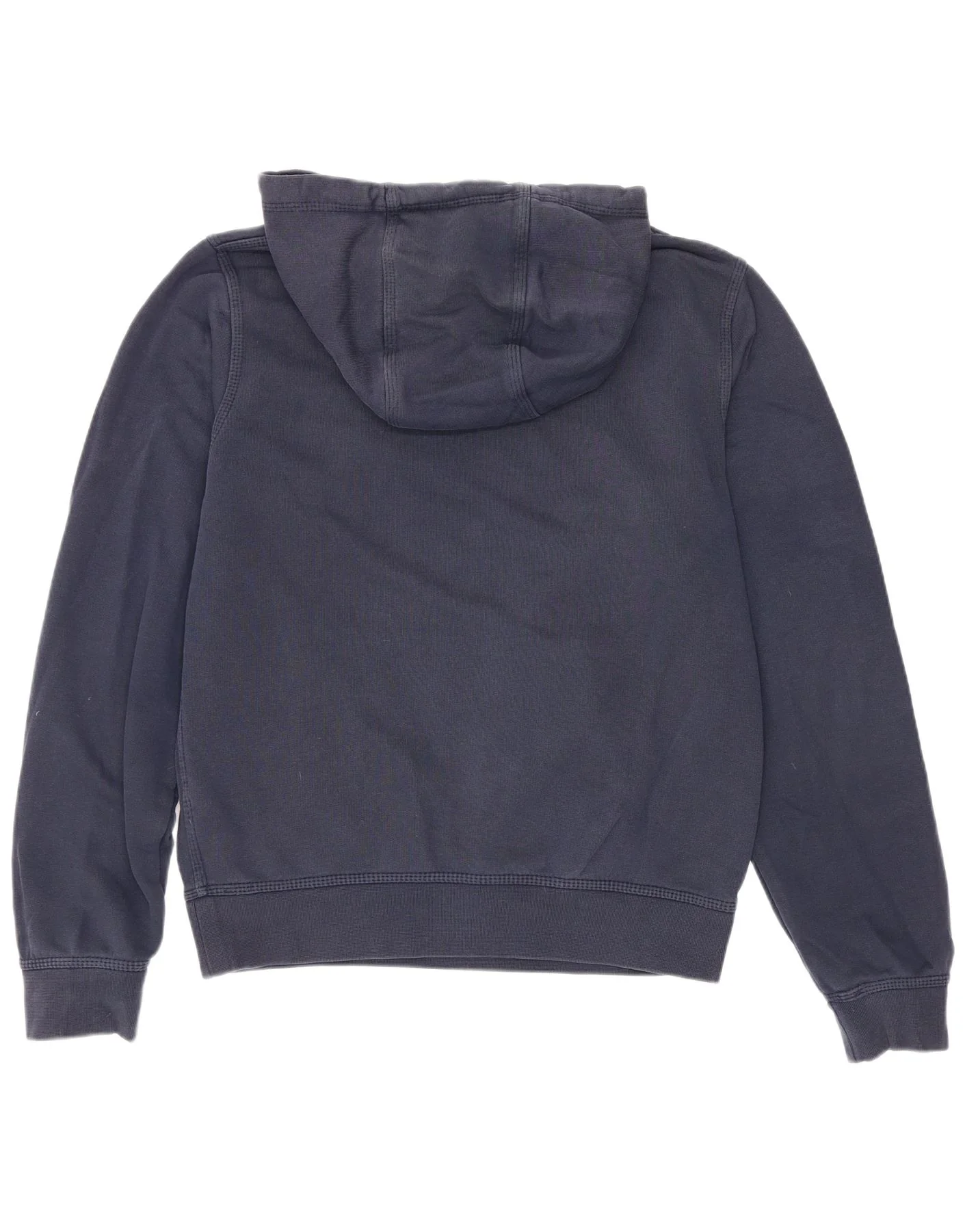 Nike Mens Hoodie Jumper Small Navy Blue Cotton - Image 2