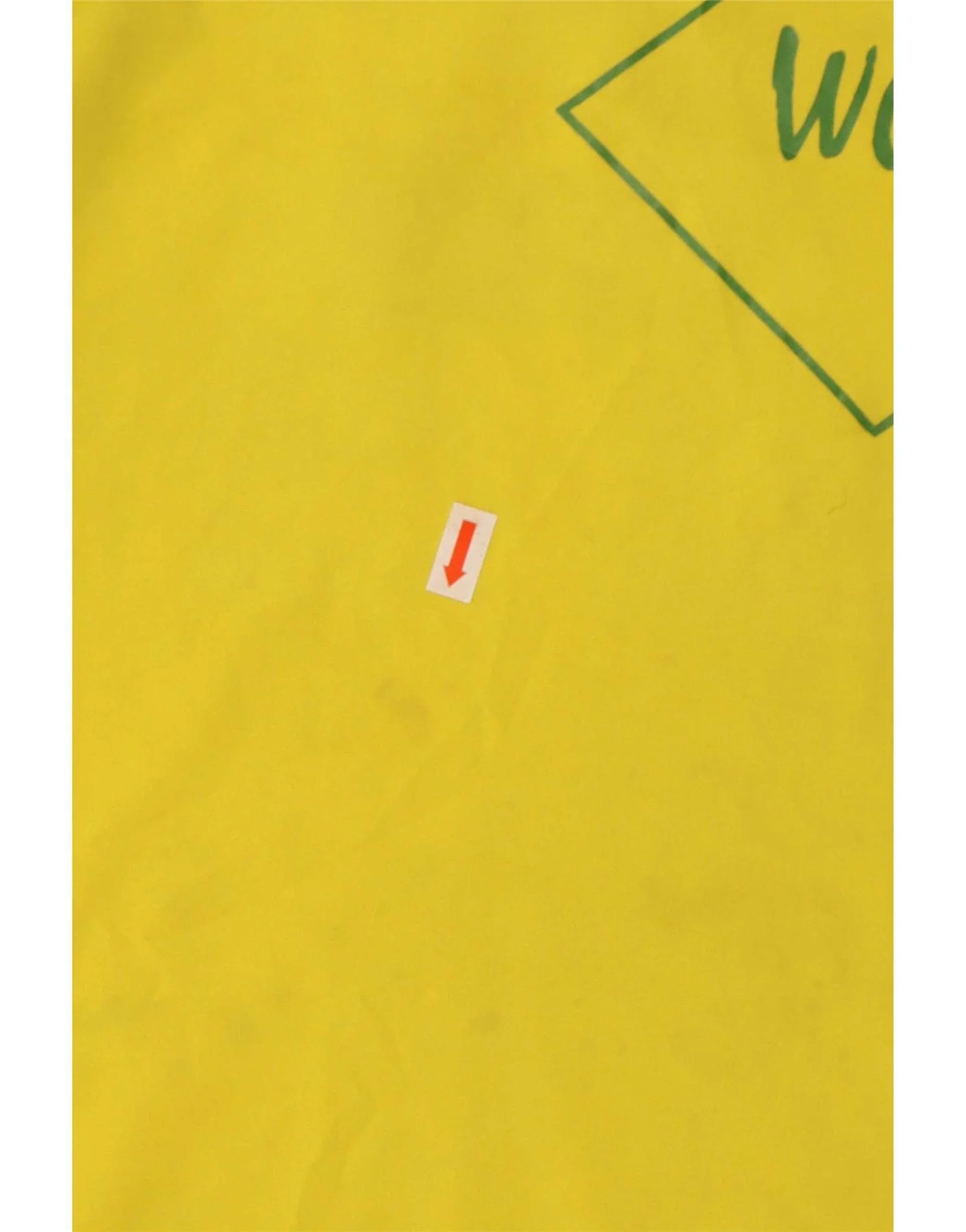 Nike Mens Laurel Park FC Slim Fit Graphic T-Shirt Top Small Yellow - Image 3