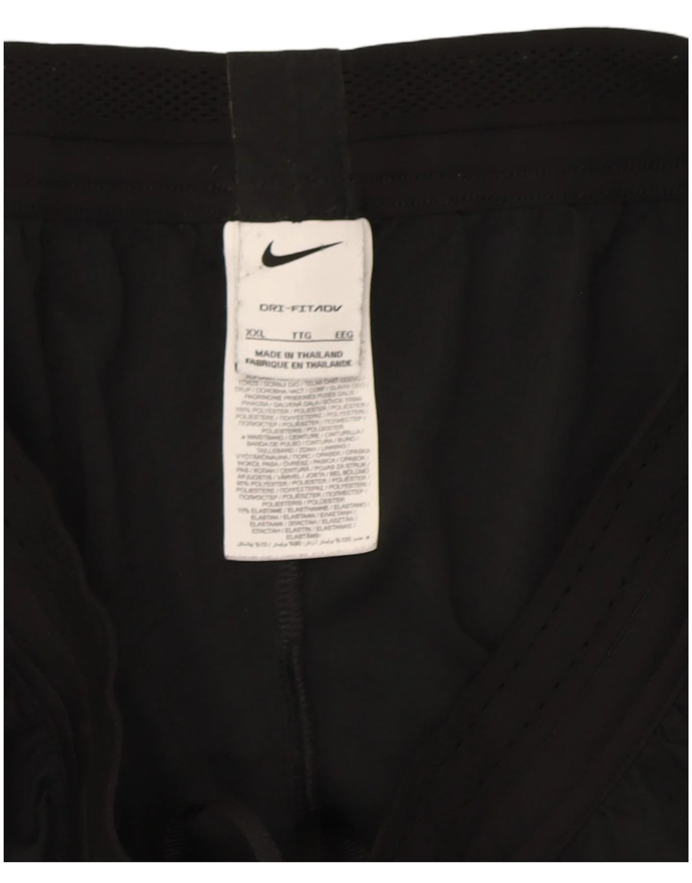 Nike Mens Liverpool Sport Shorts 2XL Black Colourblock Polyester - Image 3