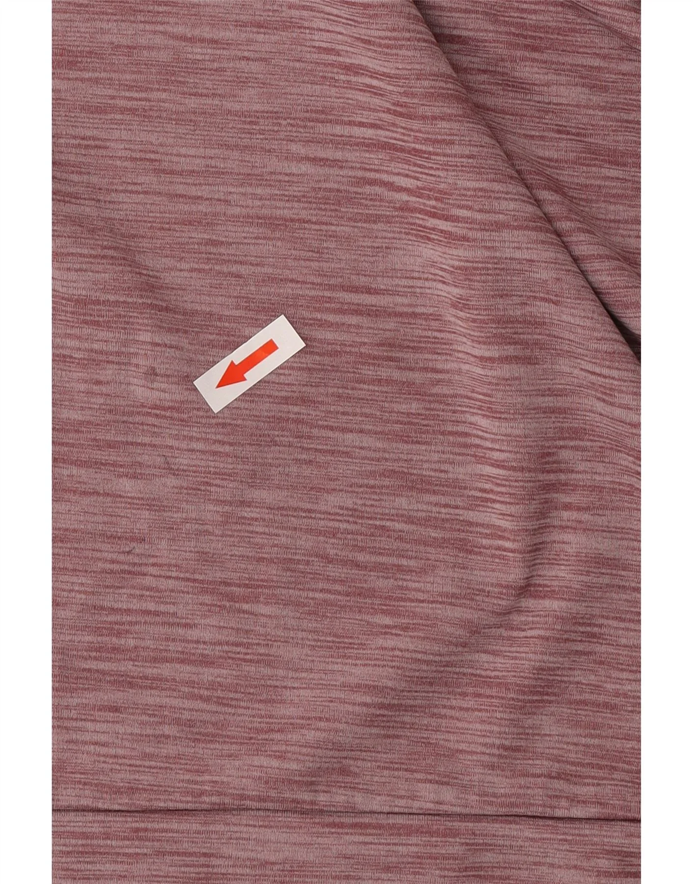 Nike Mens Running Zip Neck Top Long Sleeve XL Red Flecked Polyester Sports - Image 4