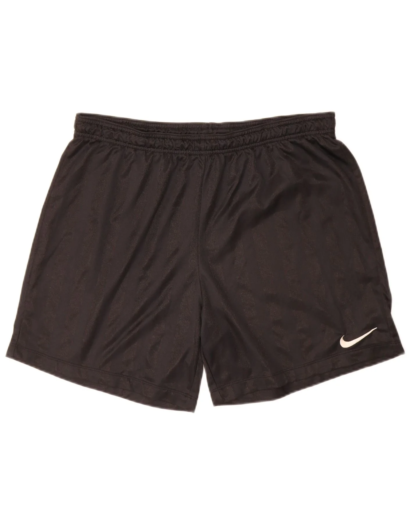 Nike Mens Sport Shorts Large Black Striped Polyester