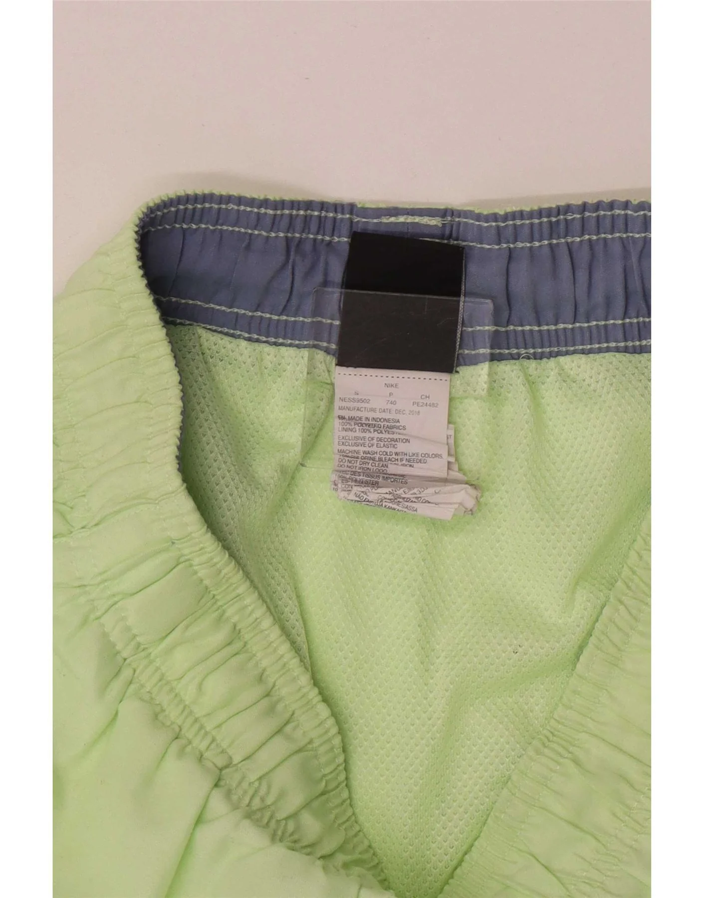 Nike Mens Sport Shorts Small Green Polyester Sports - Image 4