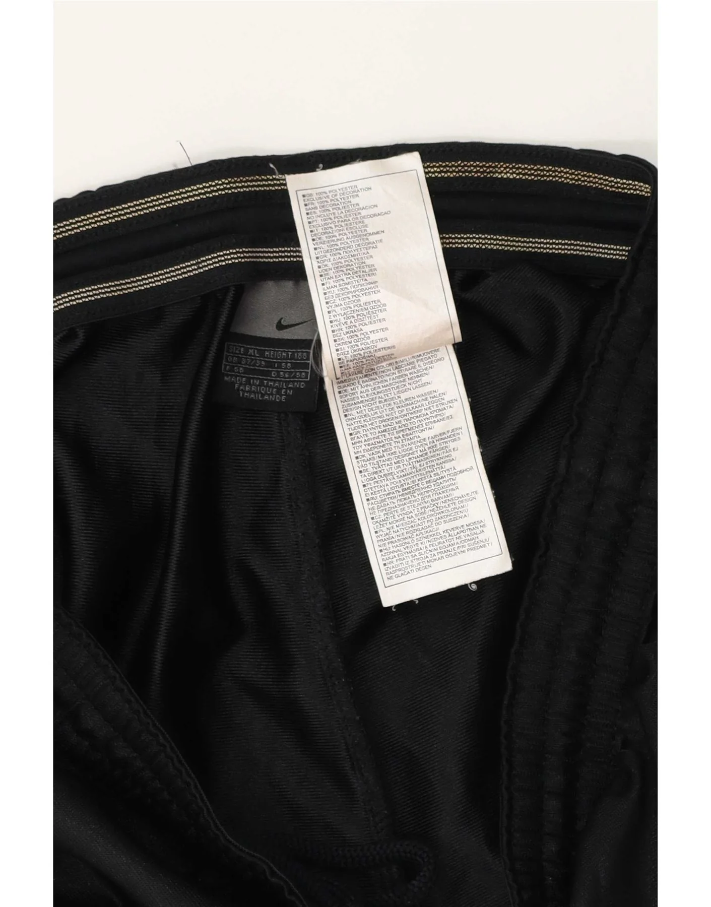 Nike Mens Sport Shorts XL Black Polyester - Image 3