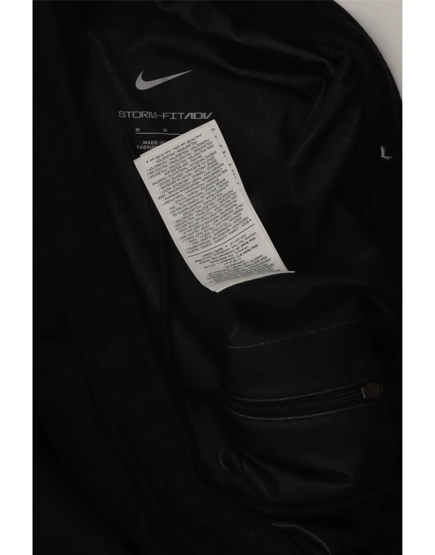 Nike Mens Storm-Fit Tracksuit Trousers Medium Black Polyester - Image 3