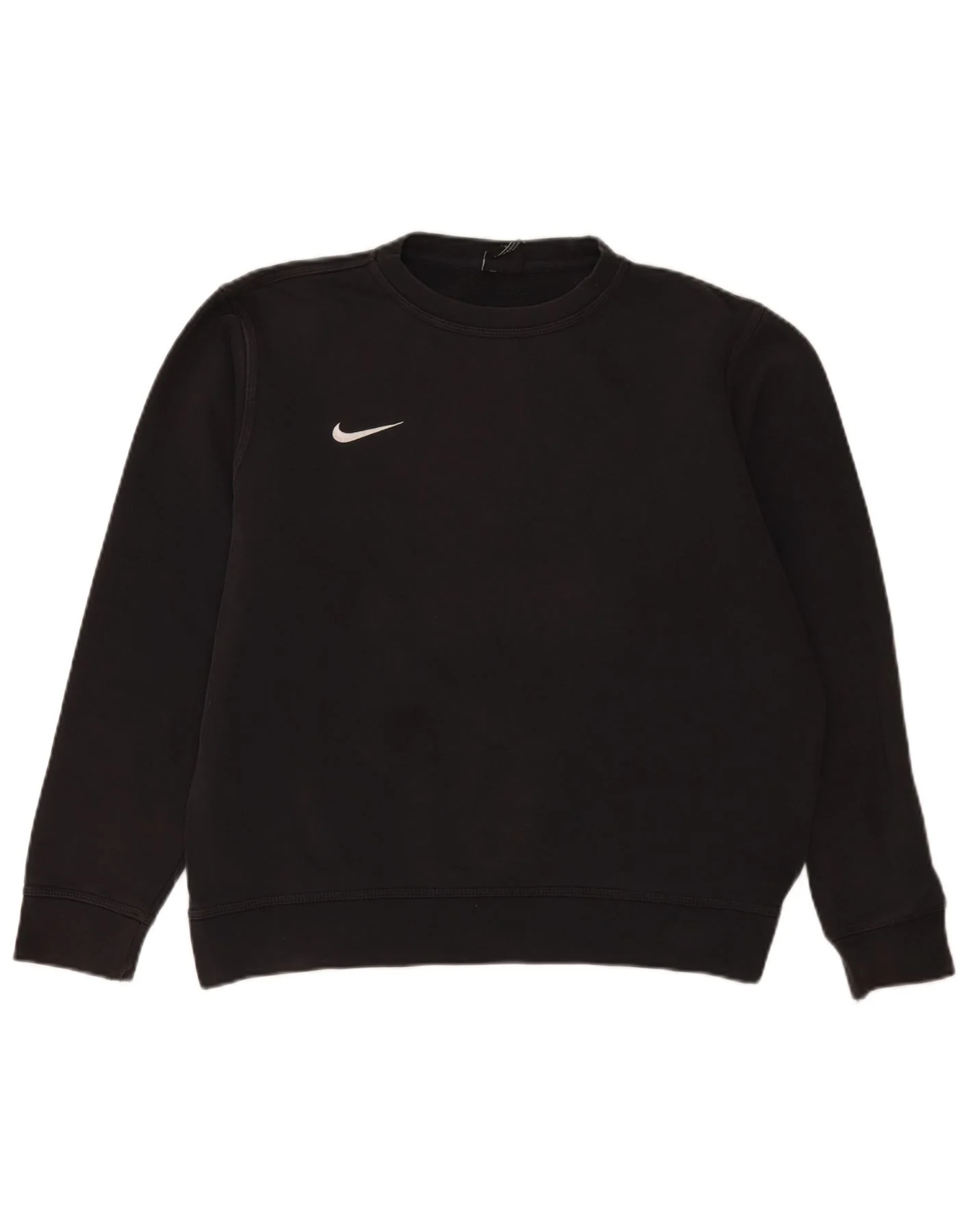 Nike Mens Sweatshirt Jumper Large Black Cotton