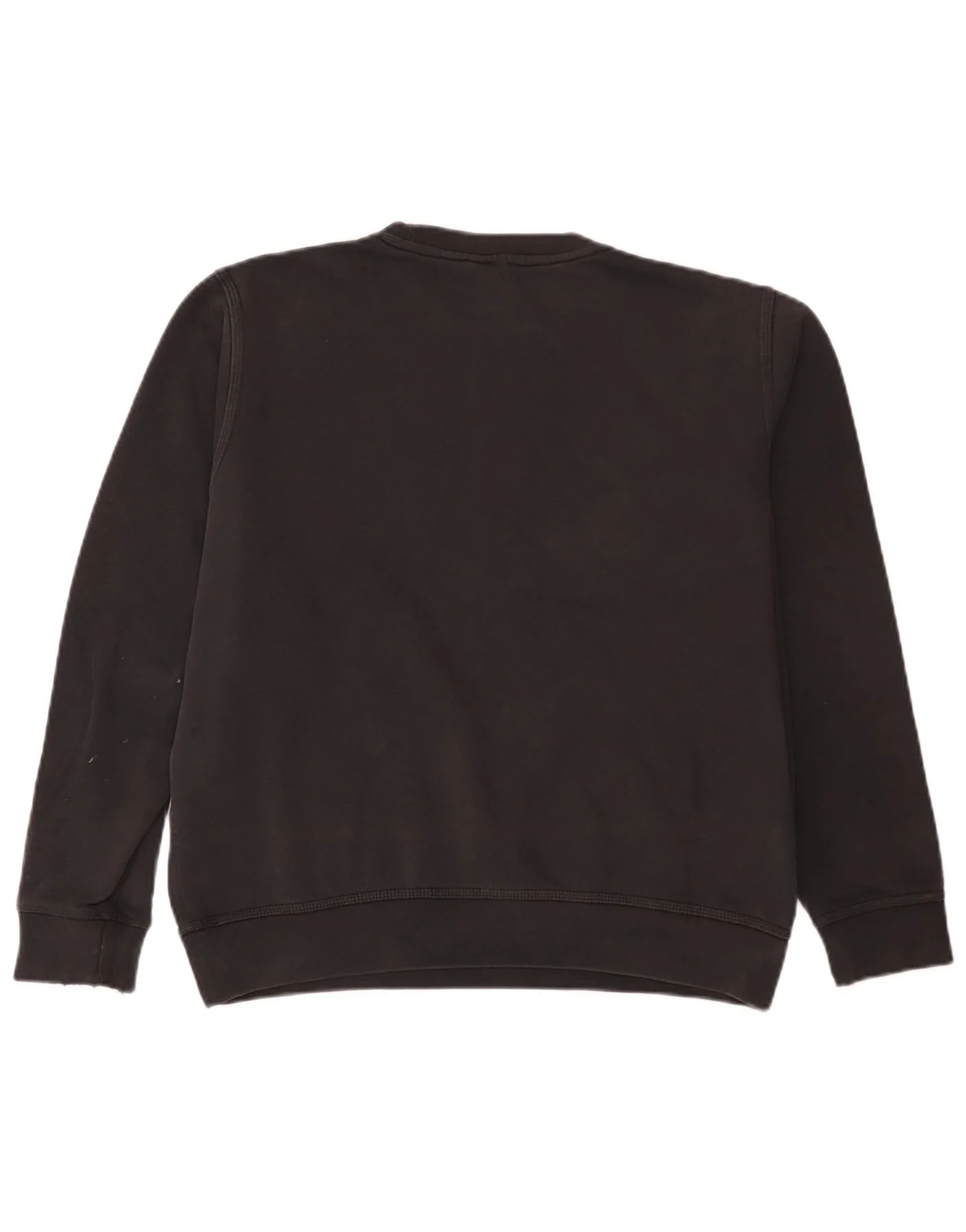 Nike Mens Sweatshirt Jumper Large Black Cotton - Image 2