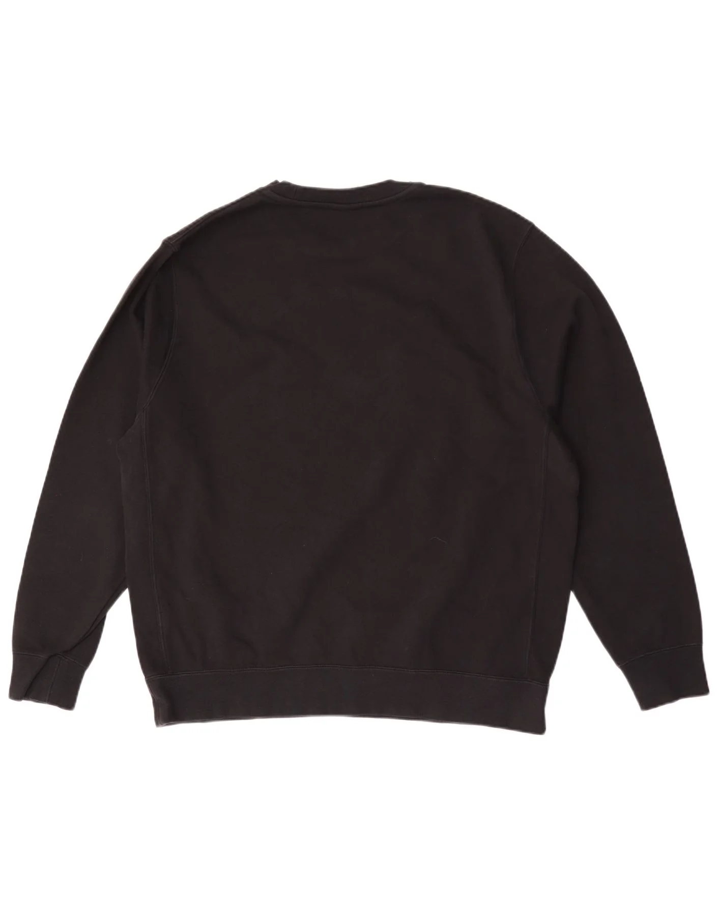 Nike Mens Sweatshirt Jumper Large Black Cotton - Image 2