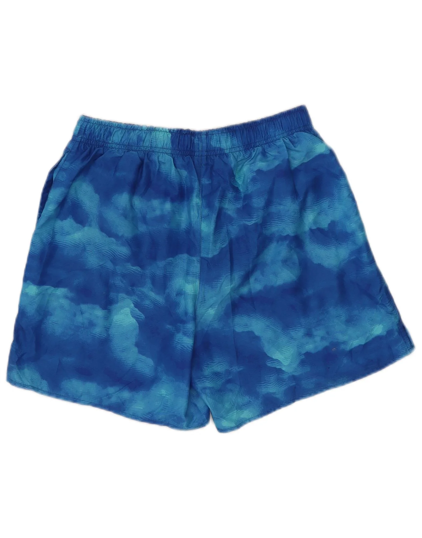 Nike Mens Swimming Shorts Medium Blue Tie Dye Polyester - Image 2