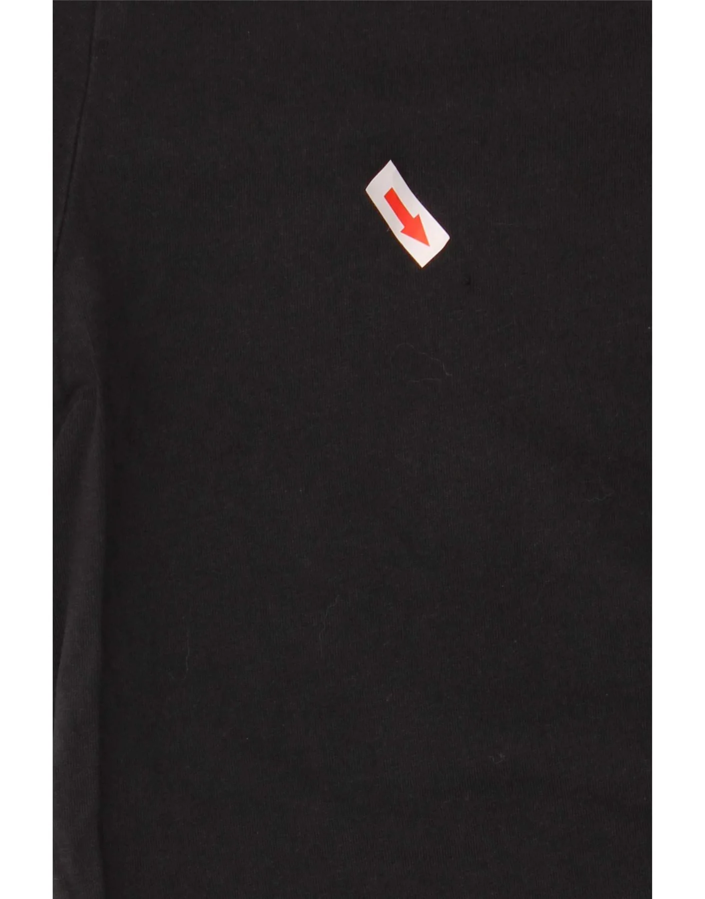 Nike Mens Swoosh Graphic T-Shirt Top Medium Black Cotton - Image 3