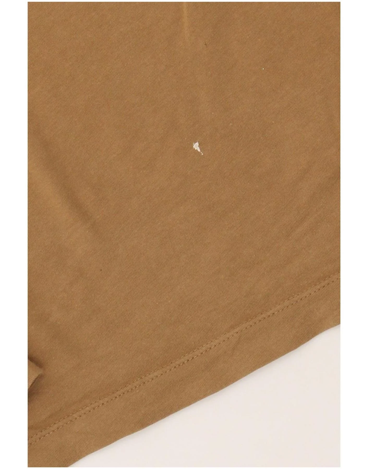 Nike Mens T-Shirt Top Medium Beige Cotton - Image 3