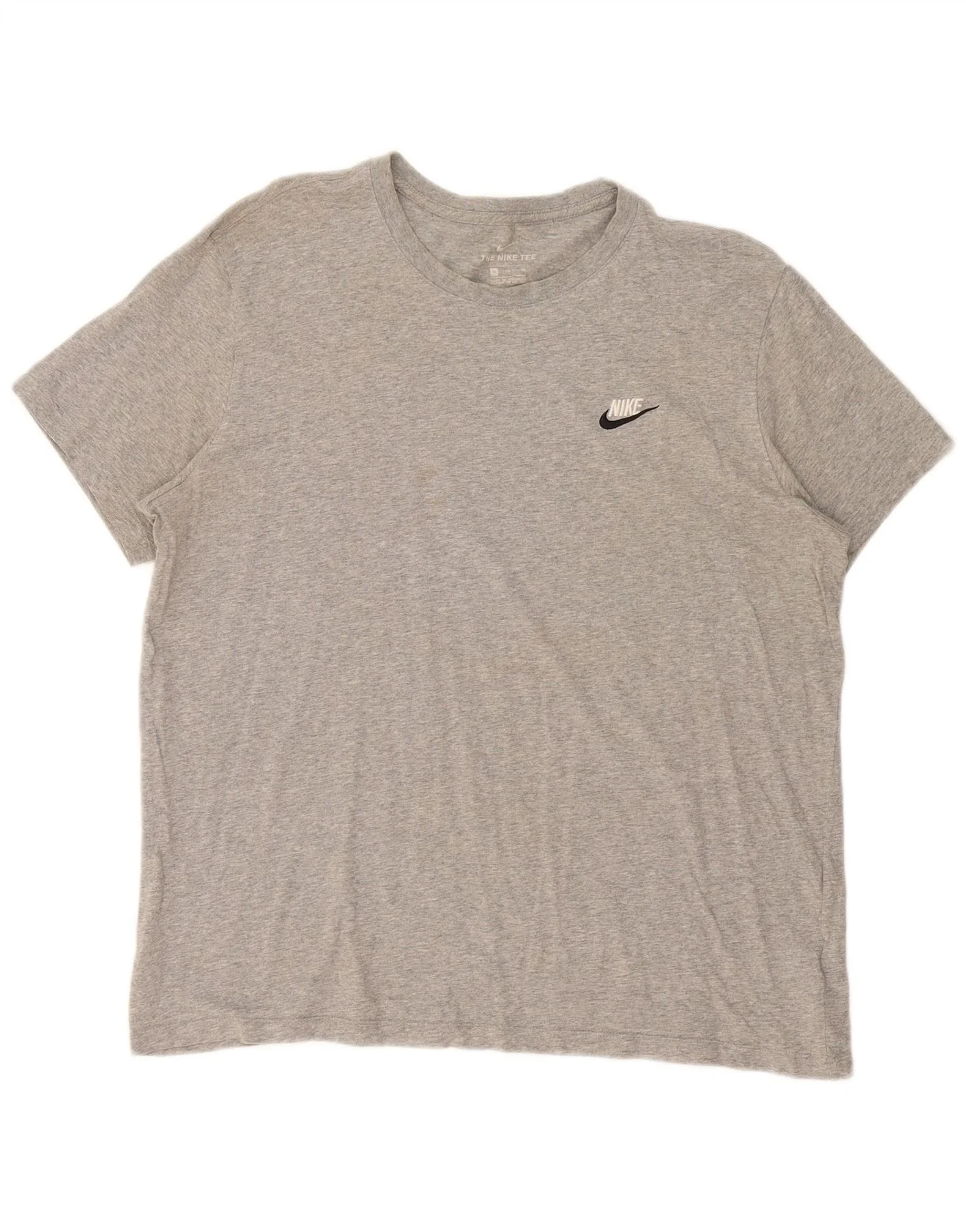 Nike Mens T-Shirt Top XL Grey Flecked Cotton