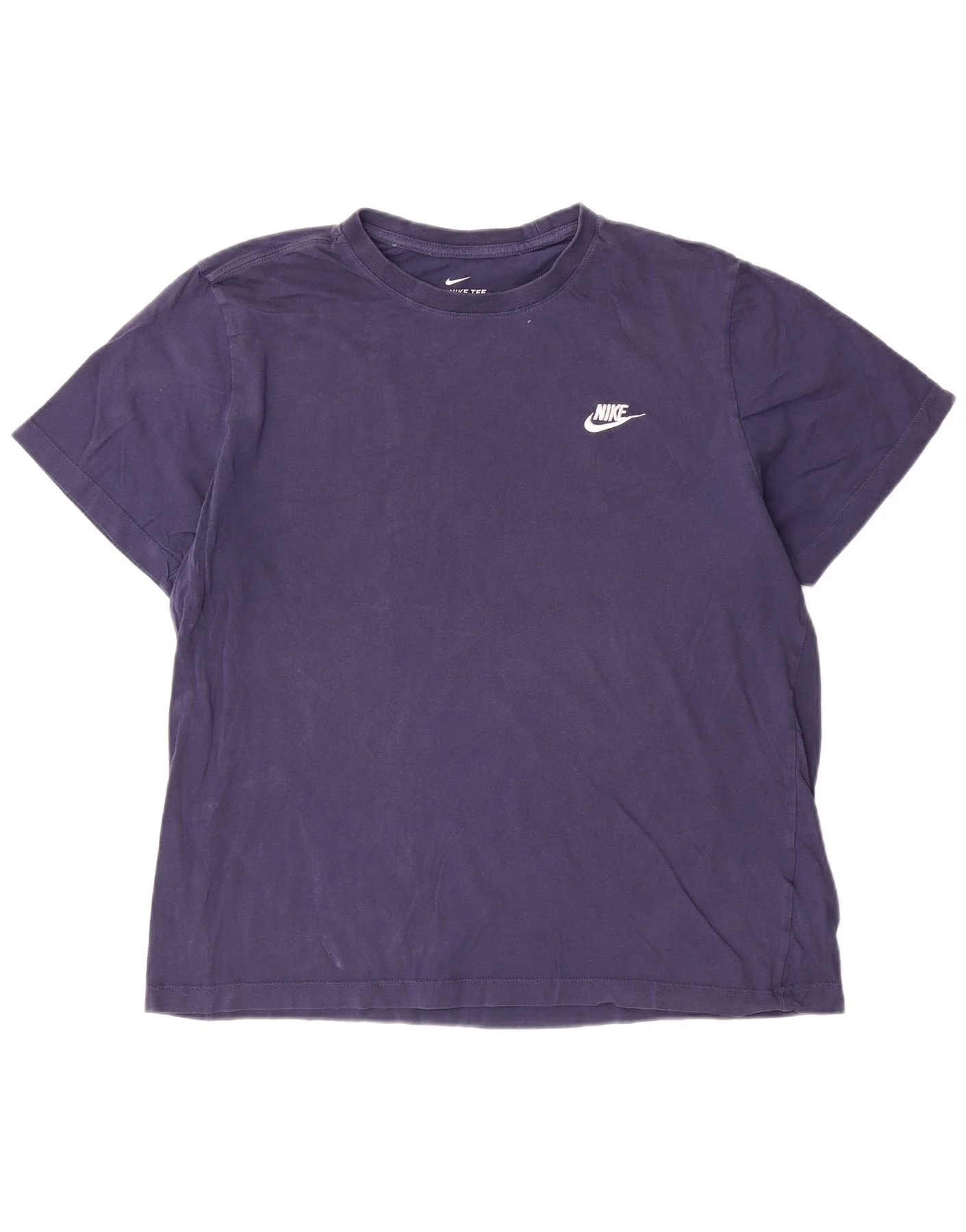 Nike Mens T-Shirt Top XL Navy Blue Cotton
