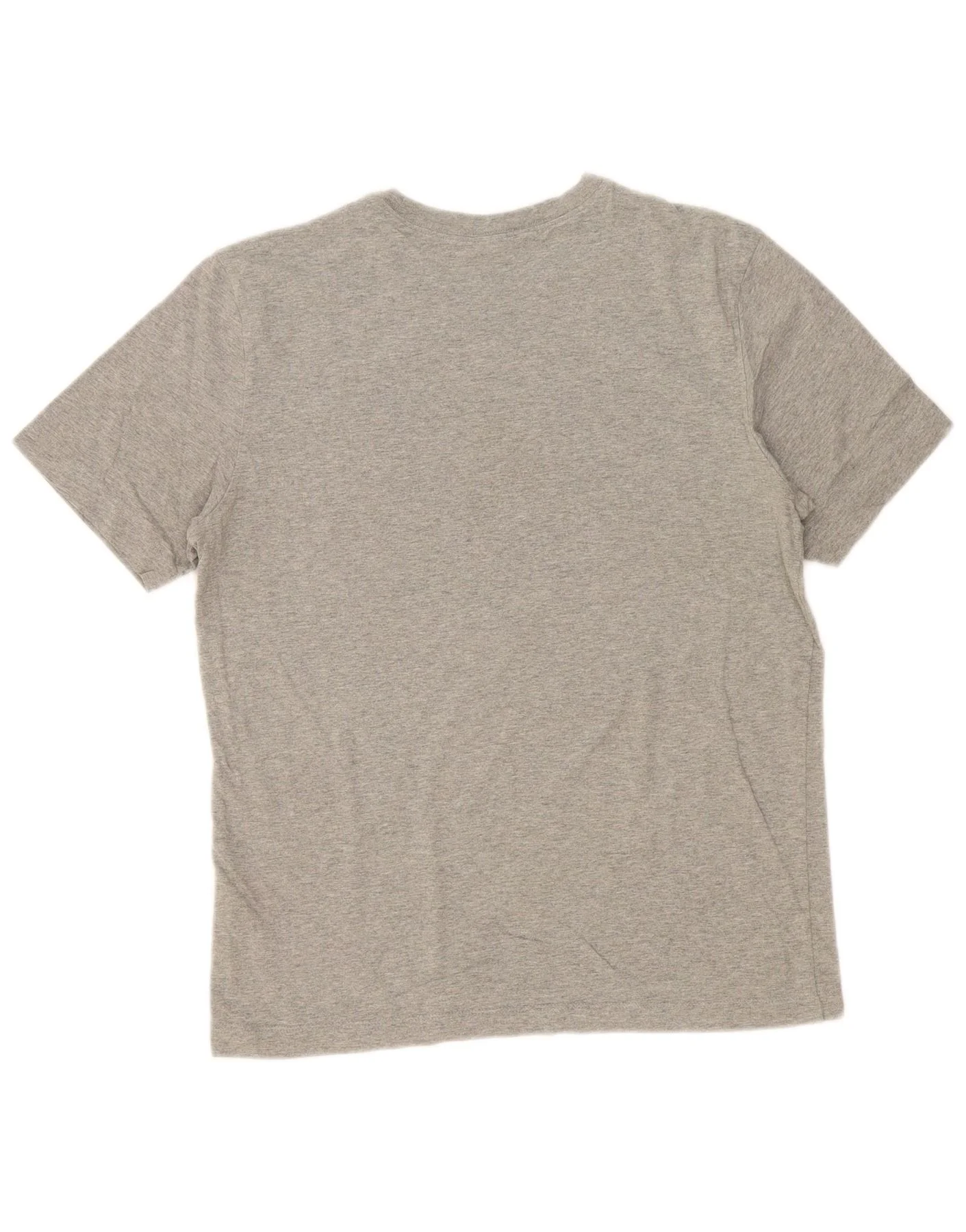 Nike Mens The Tee T-Shirt Top Medium Grey Cotton - Image 2