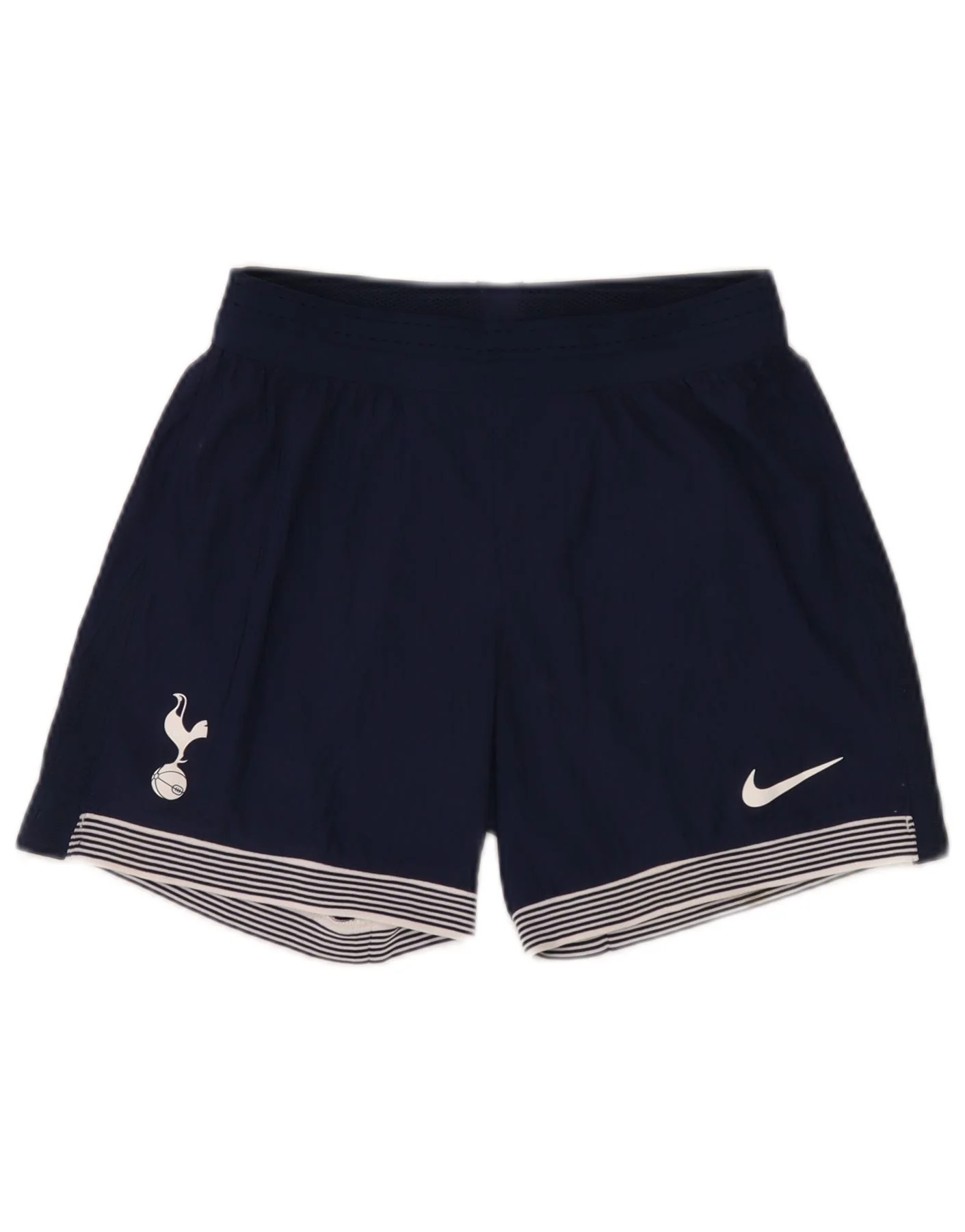Nike Mens Tottenham Hotspur Sport Shorts Small Navy Blue Striped Polyester