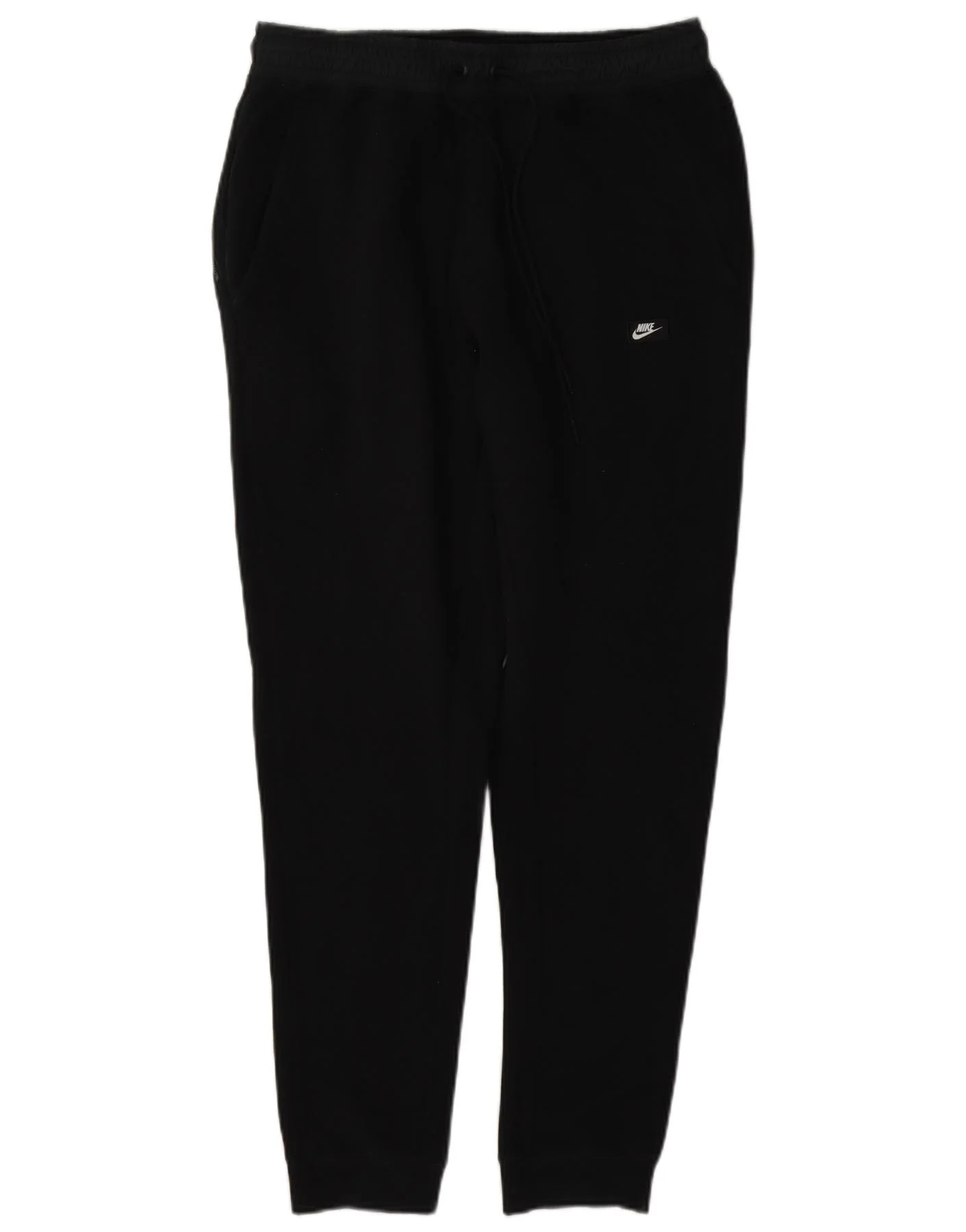Nike Mens Tracksuit Trousers Joggers Medium Black Cotton
