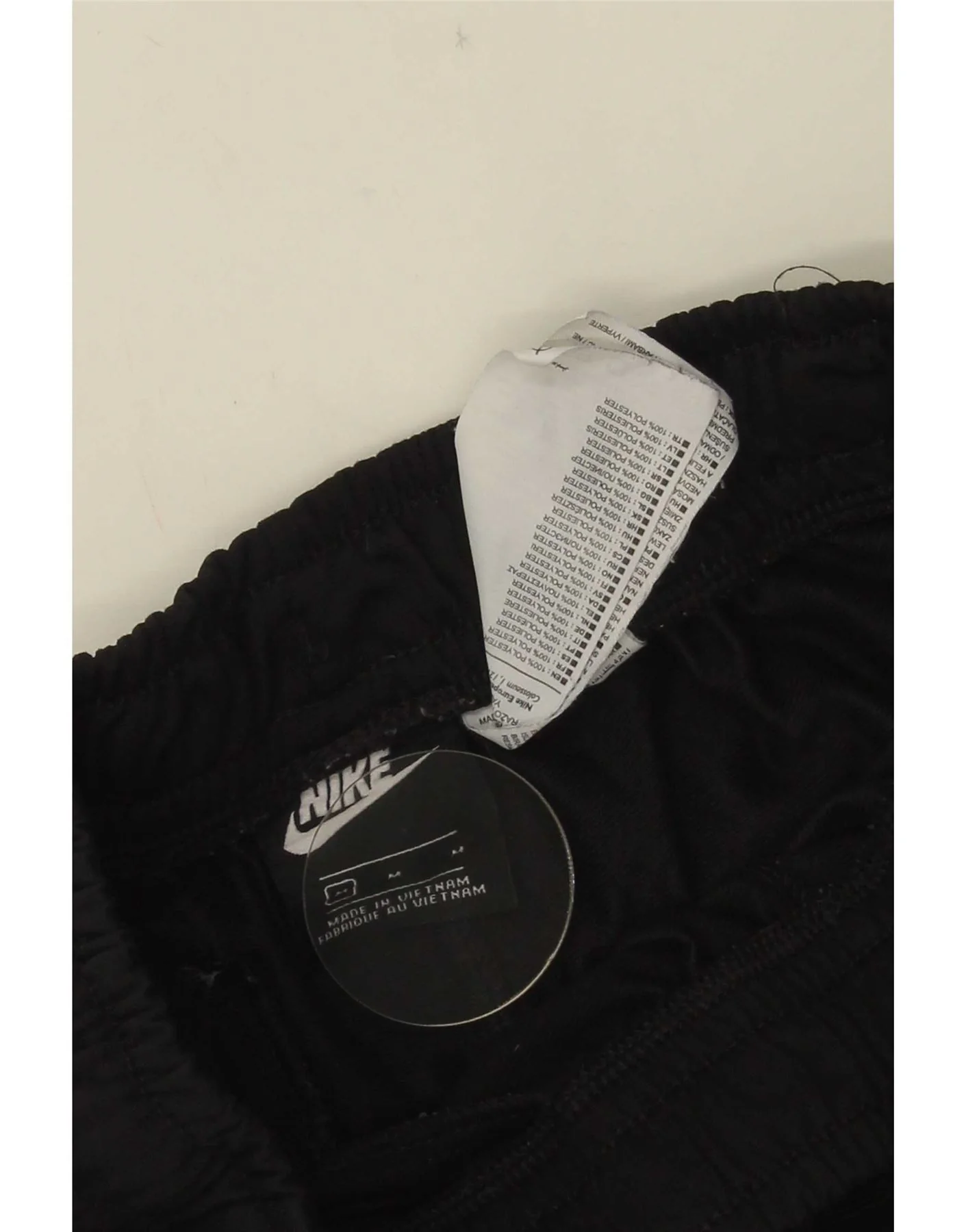 Nike Mens Tracksuit Trousers Joggers Medium Black Polyester - Image 3
