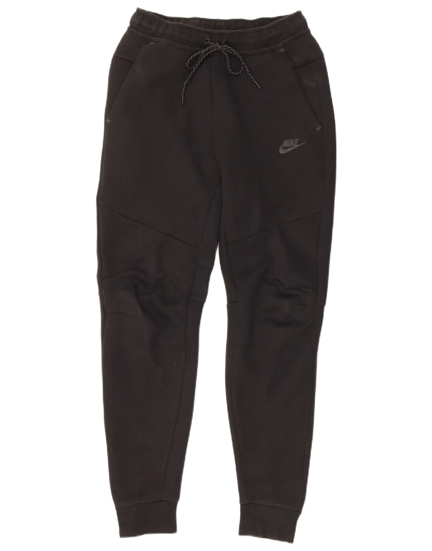 Nike Mens Tracksuit Trousers Joggers Small Black Cotton