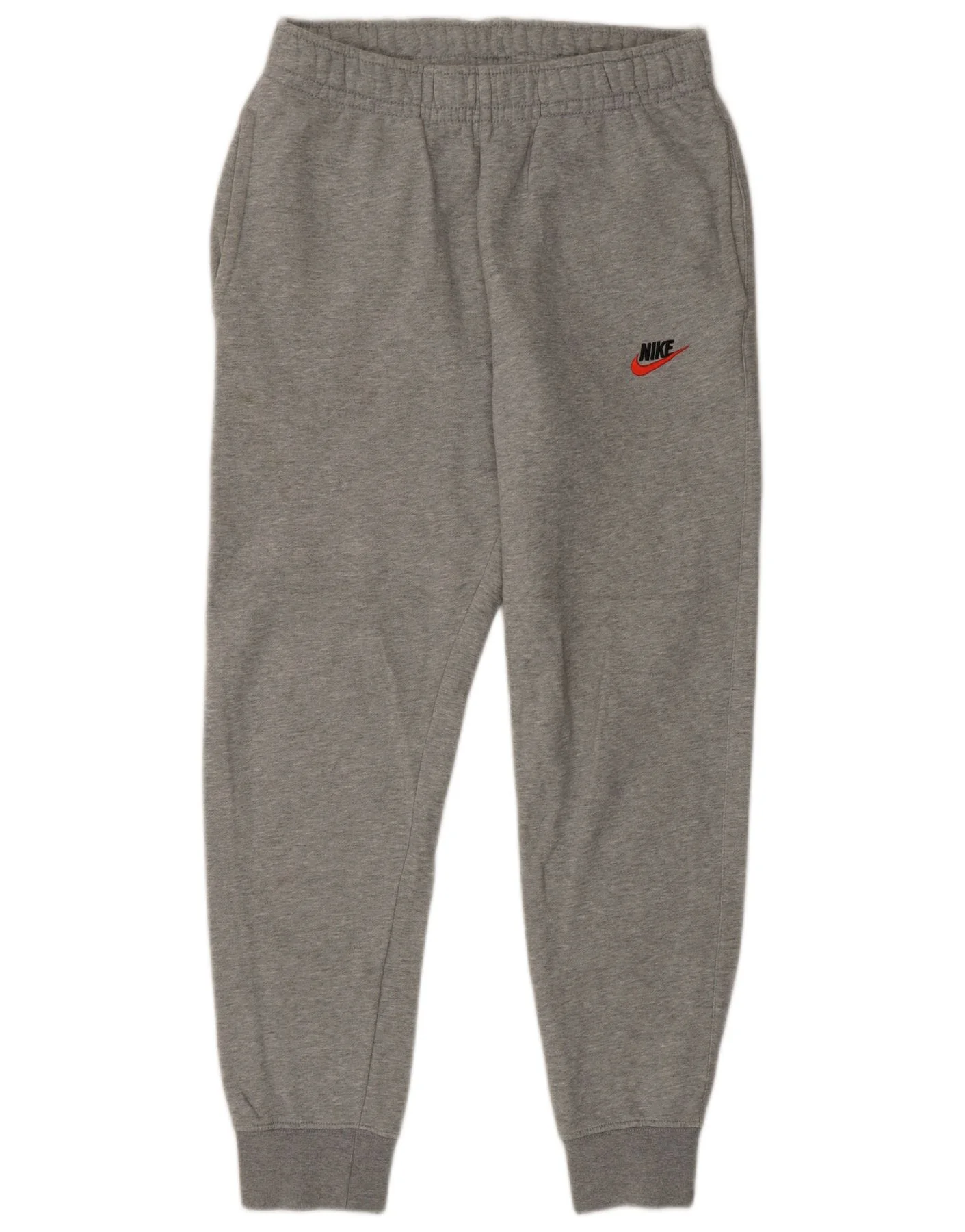 Nike Mens Tracksuit Trousers Joggers Small Grey Cotton