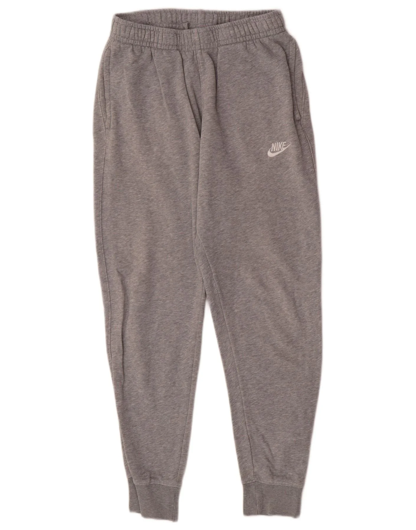 Nike Mens Tracksuit Trousers Joggers Small Grey Cotton Sports