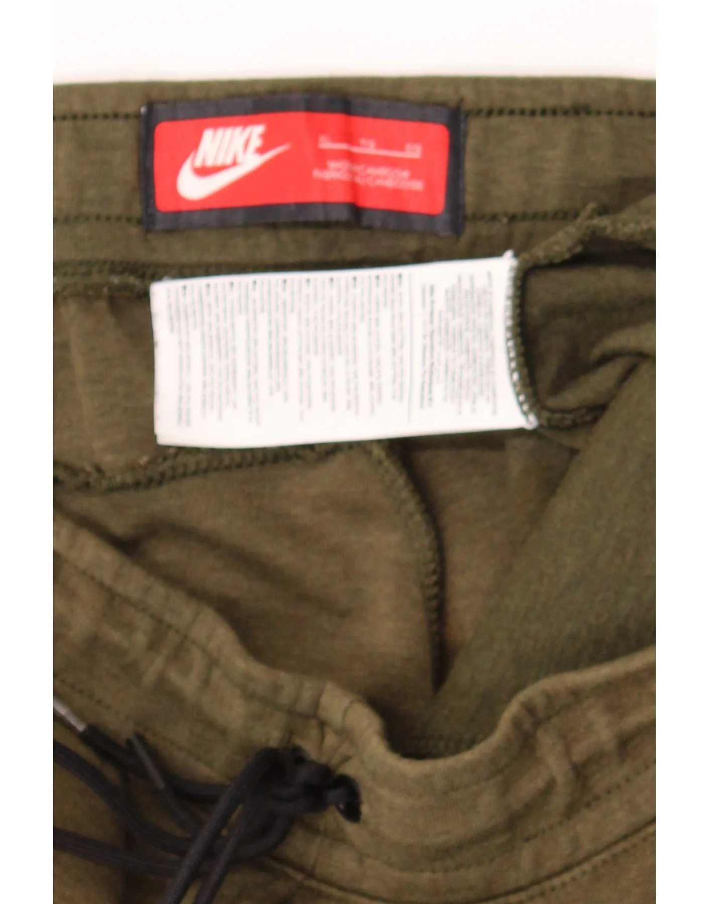 Nike Mens Tracksuit Trousers Joggers XL Khaki Cotton - Image 3