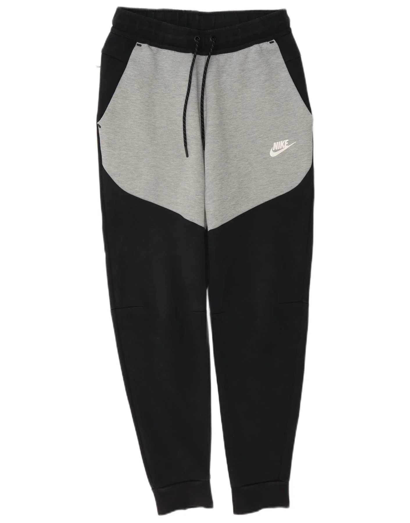 Nike Mens Tracksuit Trousers Joggers XS Grey Colourblock Cotton
