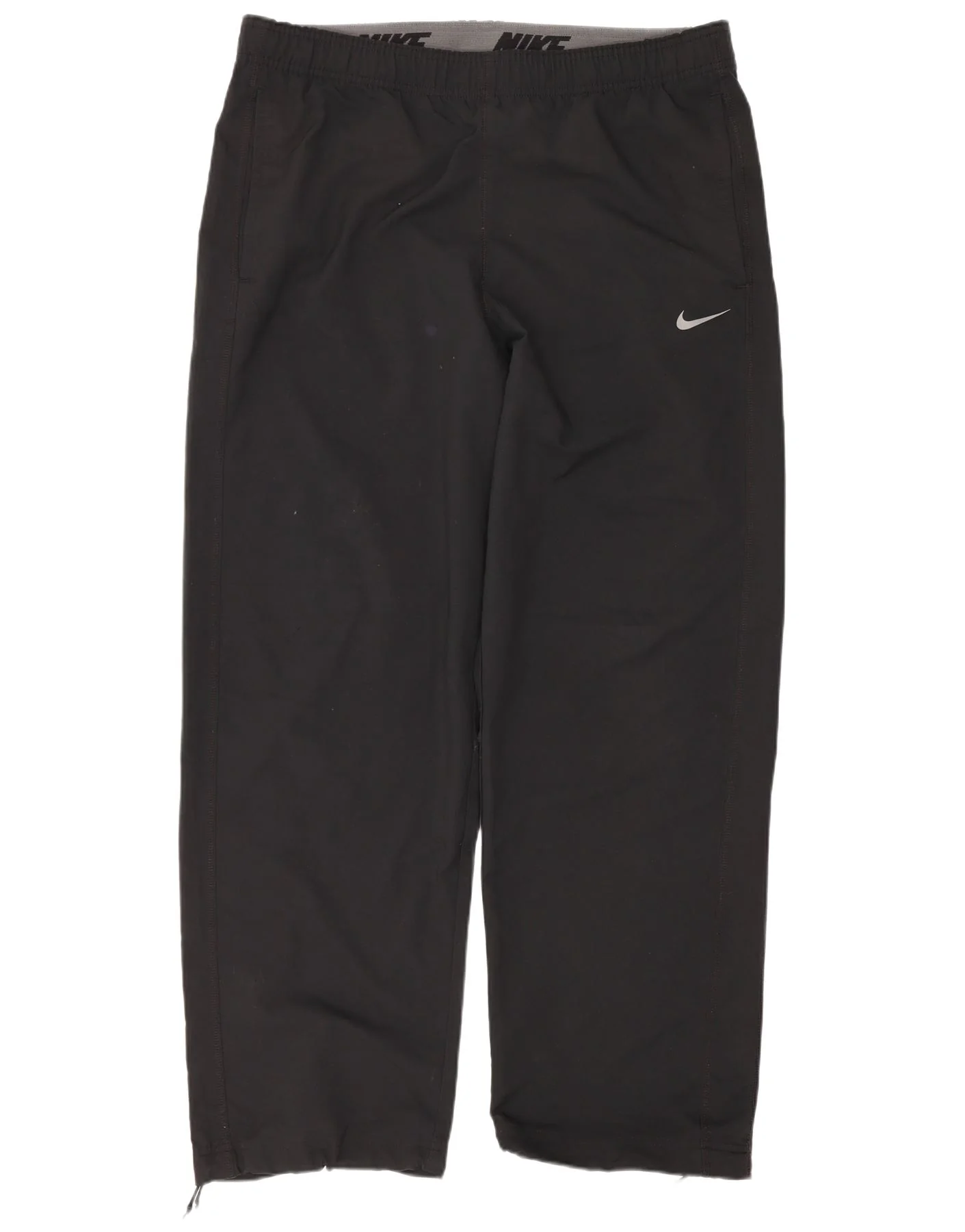 Nike Mens Tracksuit Trousers Medium Black Polyester
