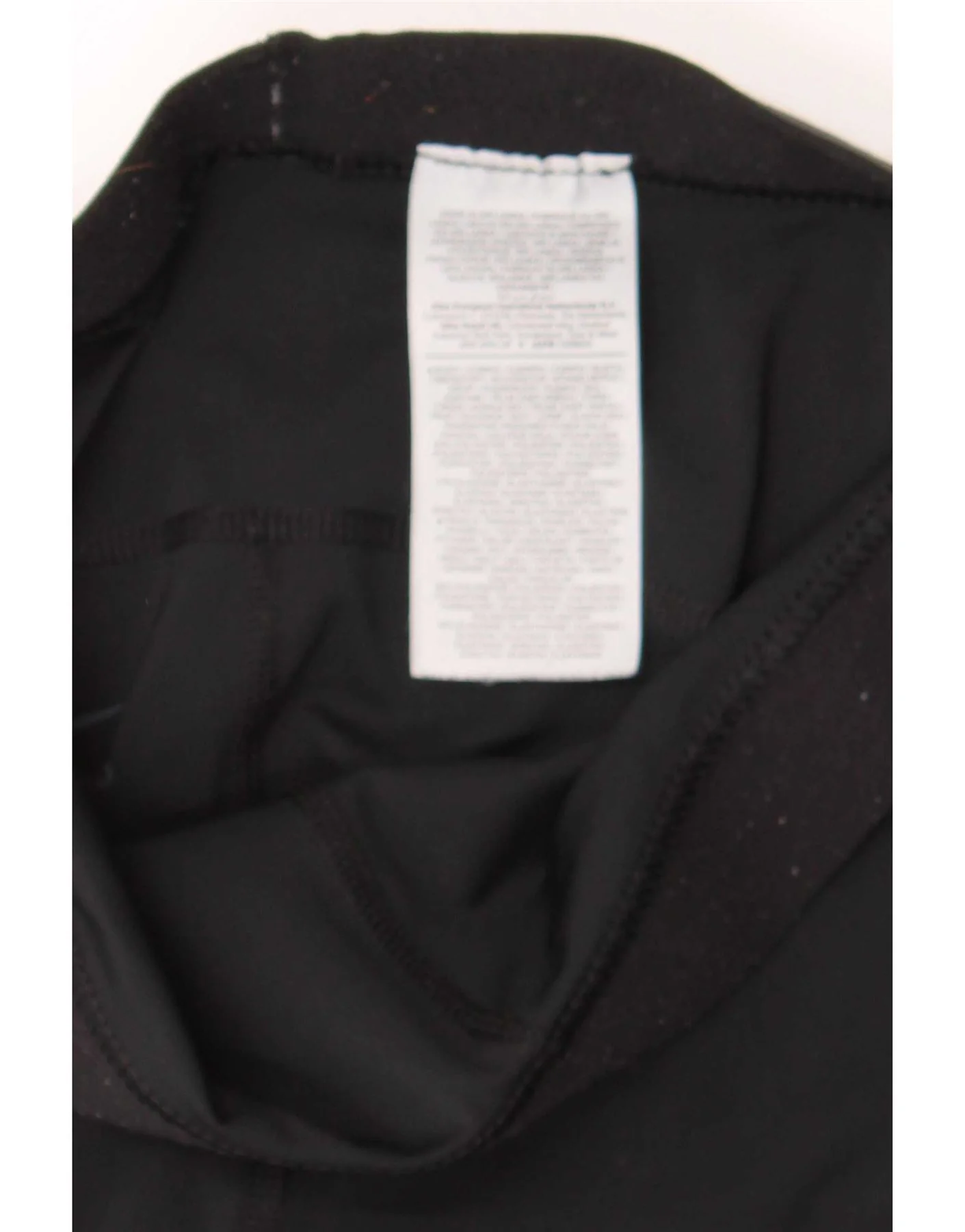 Nike Womens Crop Leggings UK 12 Medium Black Polyester - Image 3