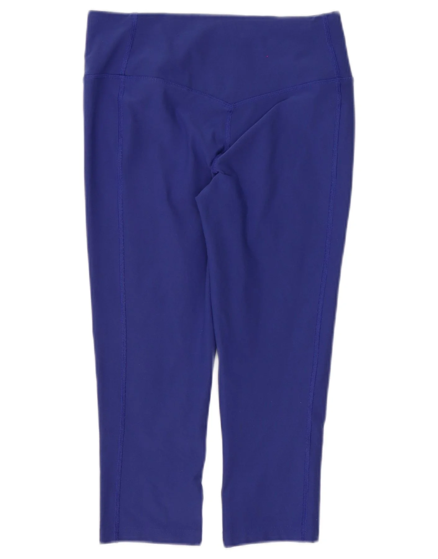 Nike Womens Dri Fit Capri Leggings UK 8 Small Purple Polyester - Image 2