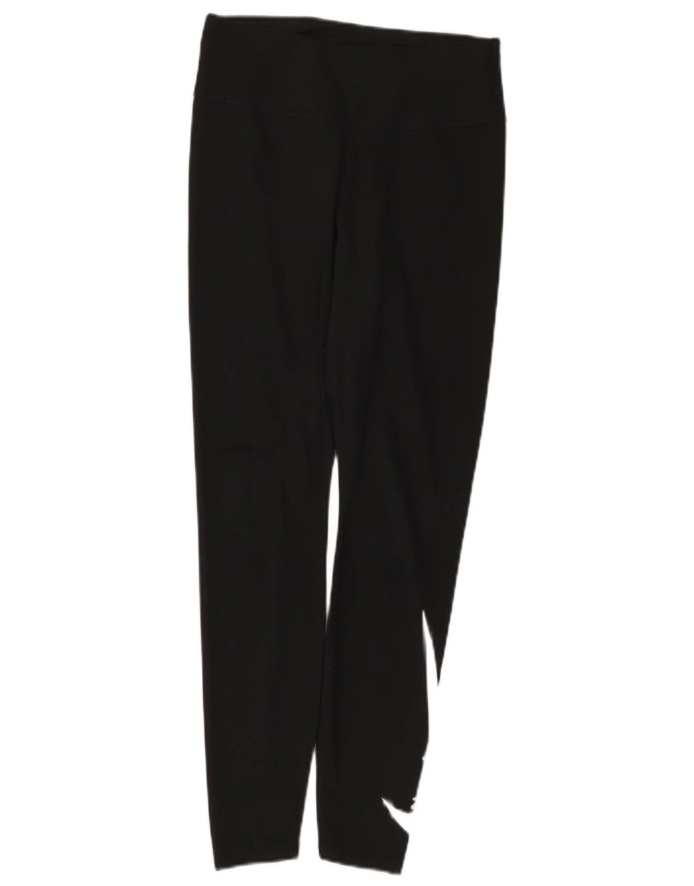 Nike Womens Dri Fit Graphic Leggings UK 12 Medium Black Polyester