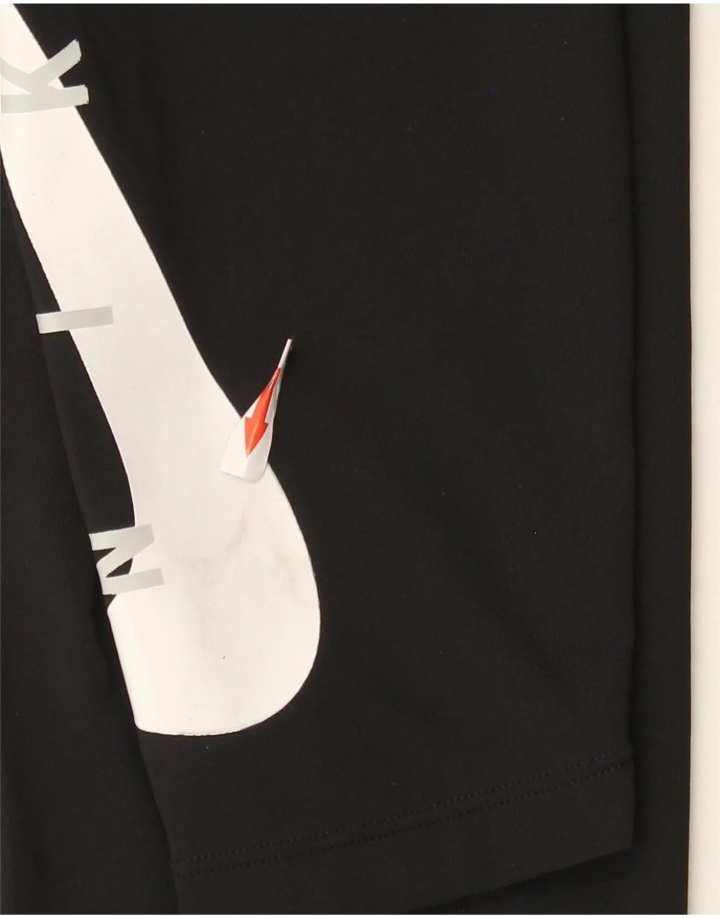 Nike Womens Dri Fit Graphic Leggings UK 12 Medium Black Polyester - Image 3