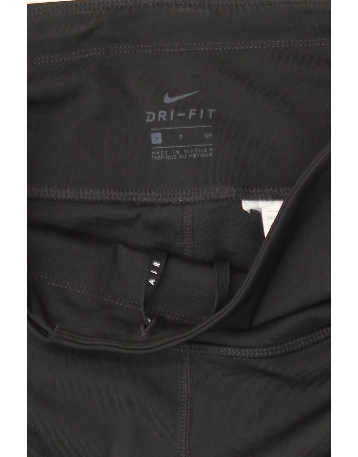 Nike Womens Dri Fit Graphic Leggings UK 8 Small Black - Image 3