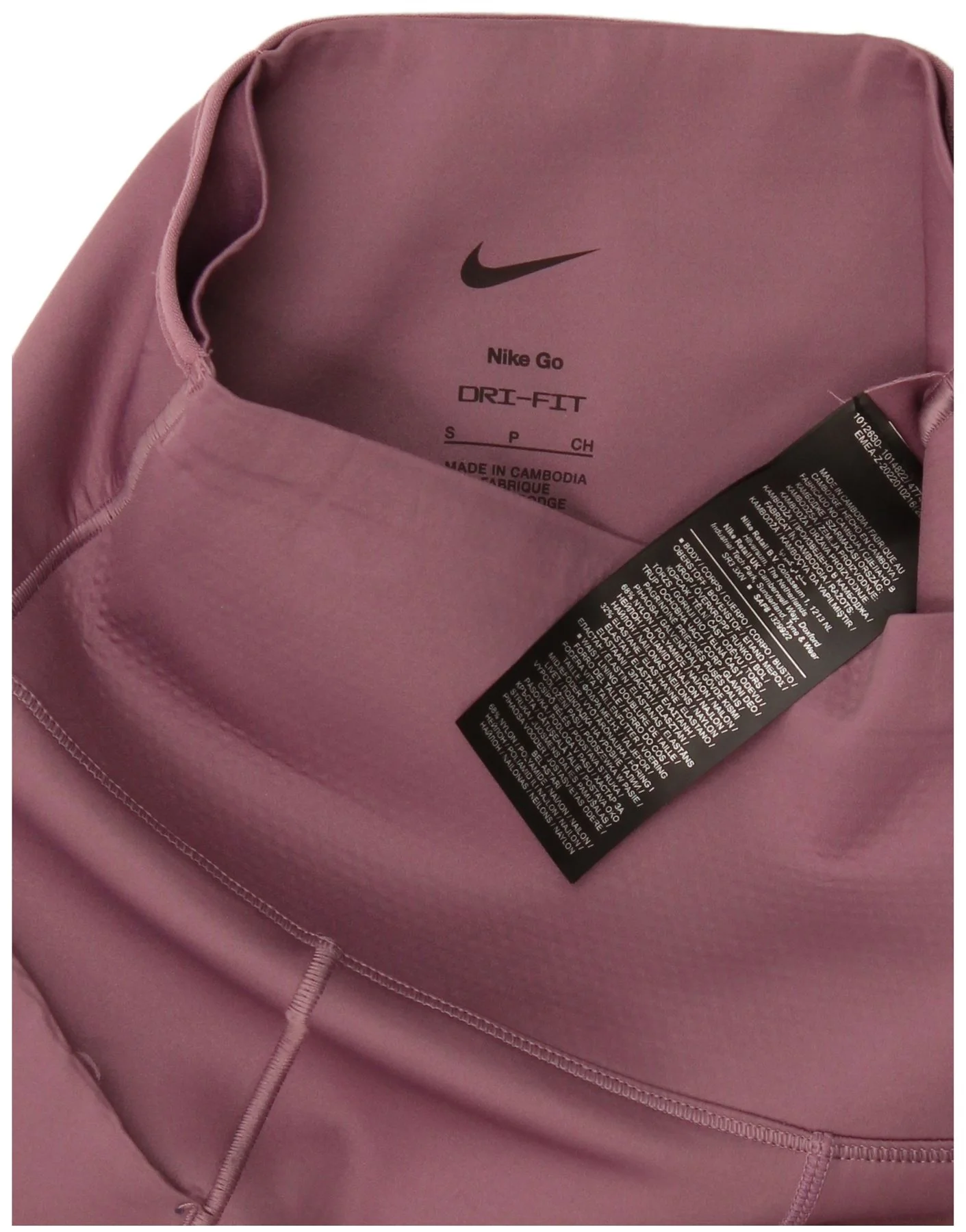 Nike Womens Dri Fit Leggings UK 8 Small Pink Nylon - Image 4