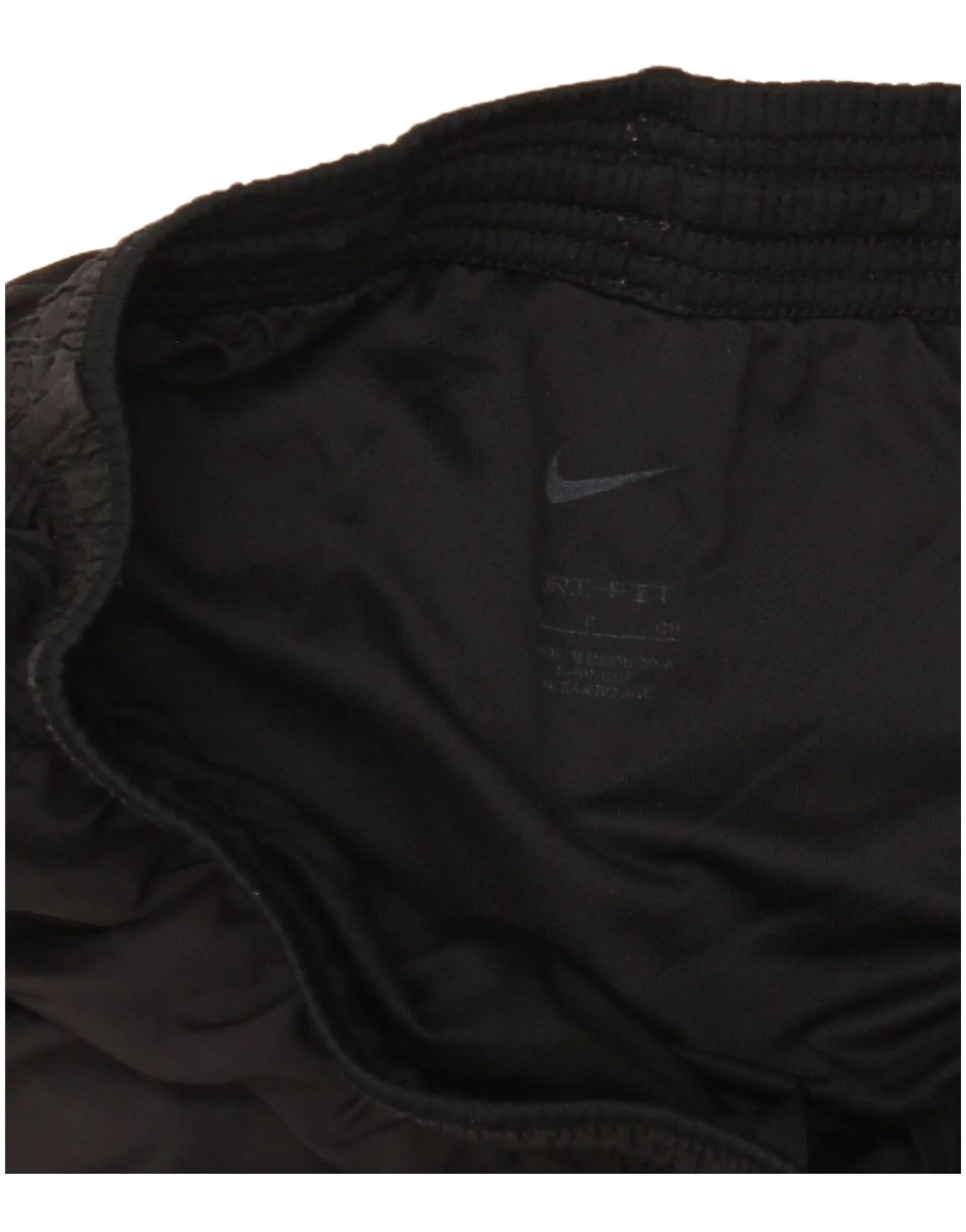 Nike Womens Dri Fit Sport Shorts UK 10 Small Black Polyester - Image 3