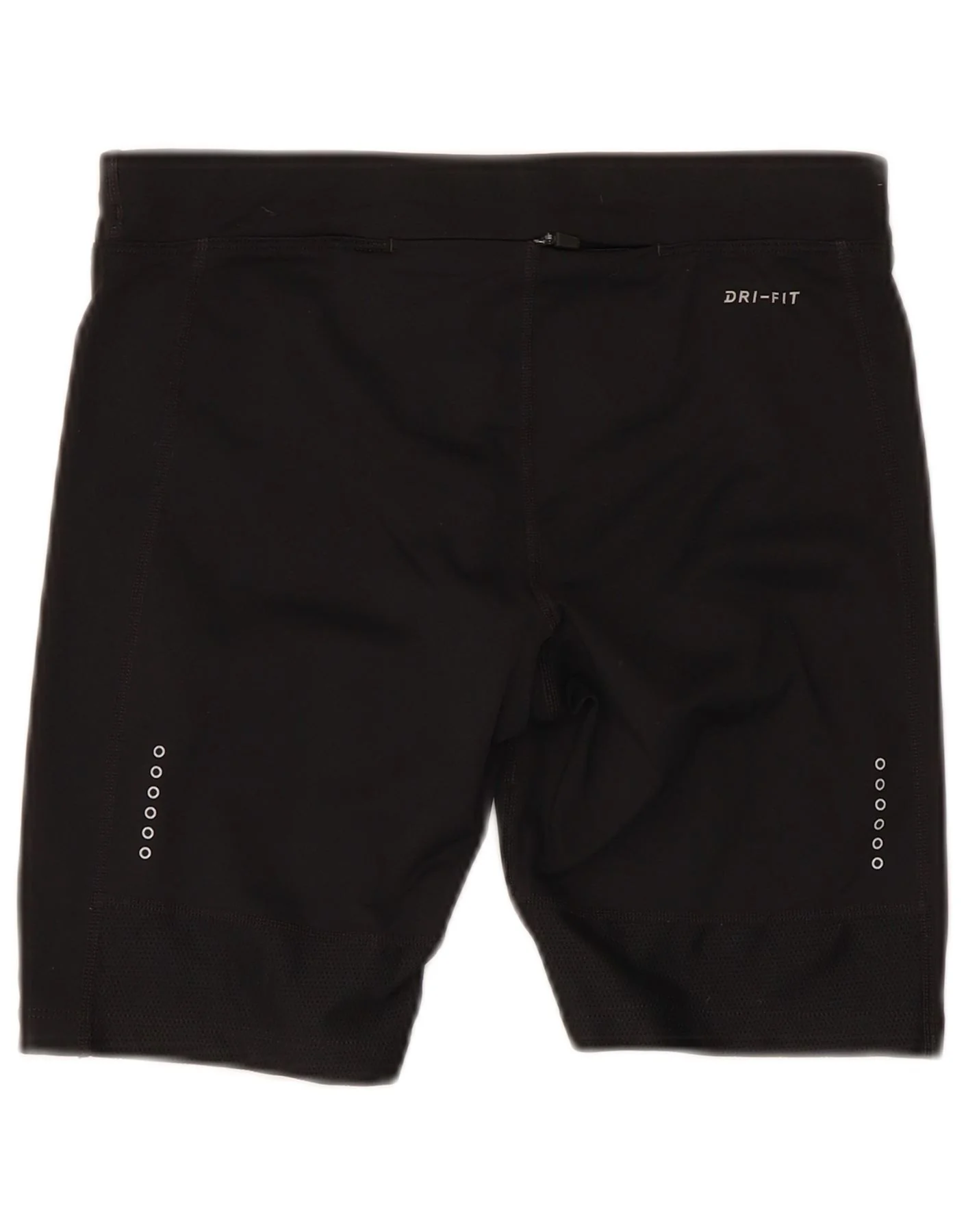 Nike Womens Dri Fit Sport Shorts UK 10 Small Black Polyester - Image 2