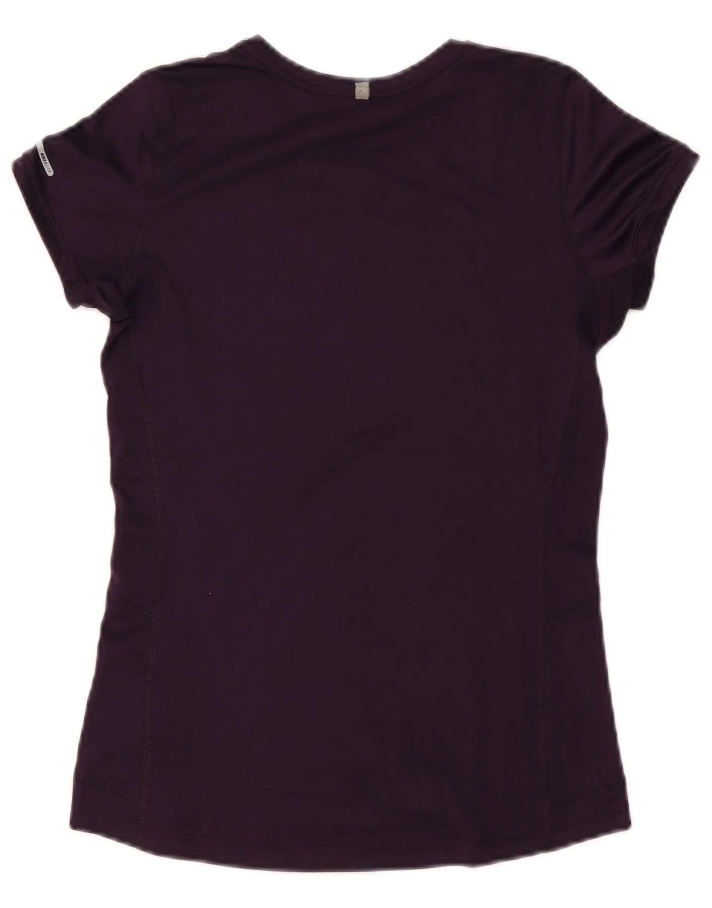 Nike Womens Dri Fit T-Shirt Top UK 8 Small Purple Polyester - Image 2