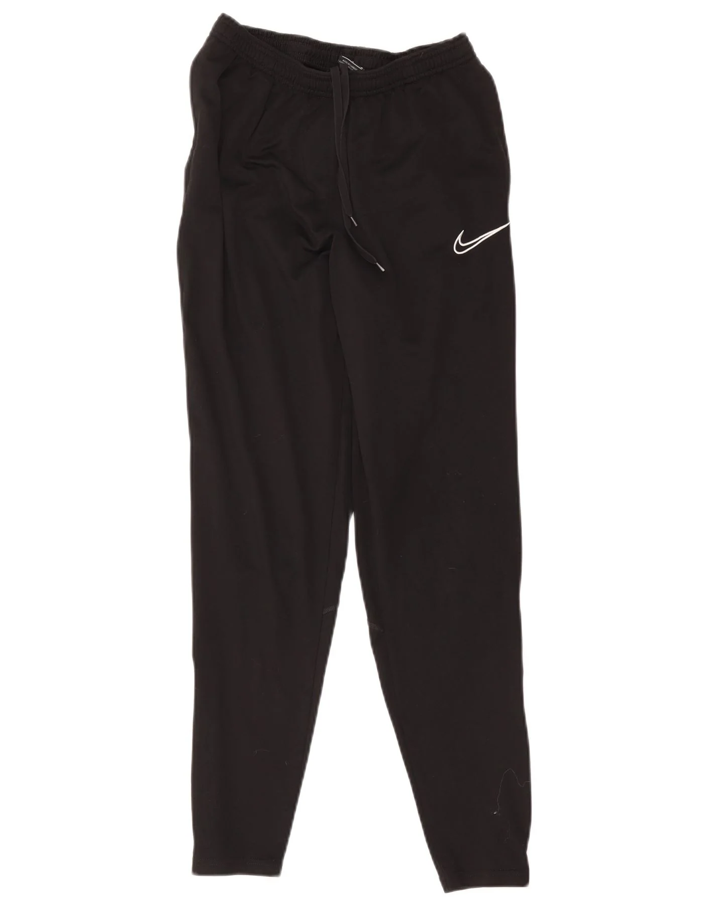 Nike Womens Dri Fit Tracksuit Trousers UK 12 Medium Black Colourblock