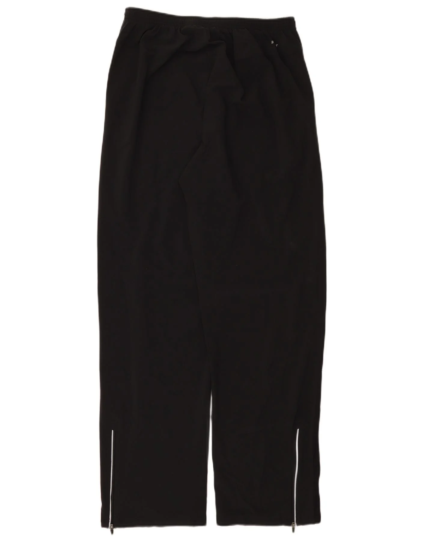 Nike Womens Dri Fit Tracksuit Trousers UK 16 Large Black Polyester - Image 2