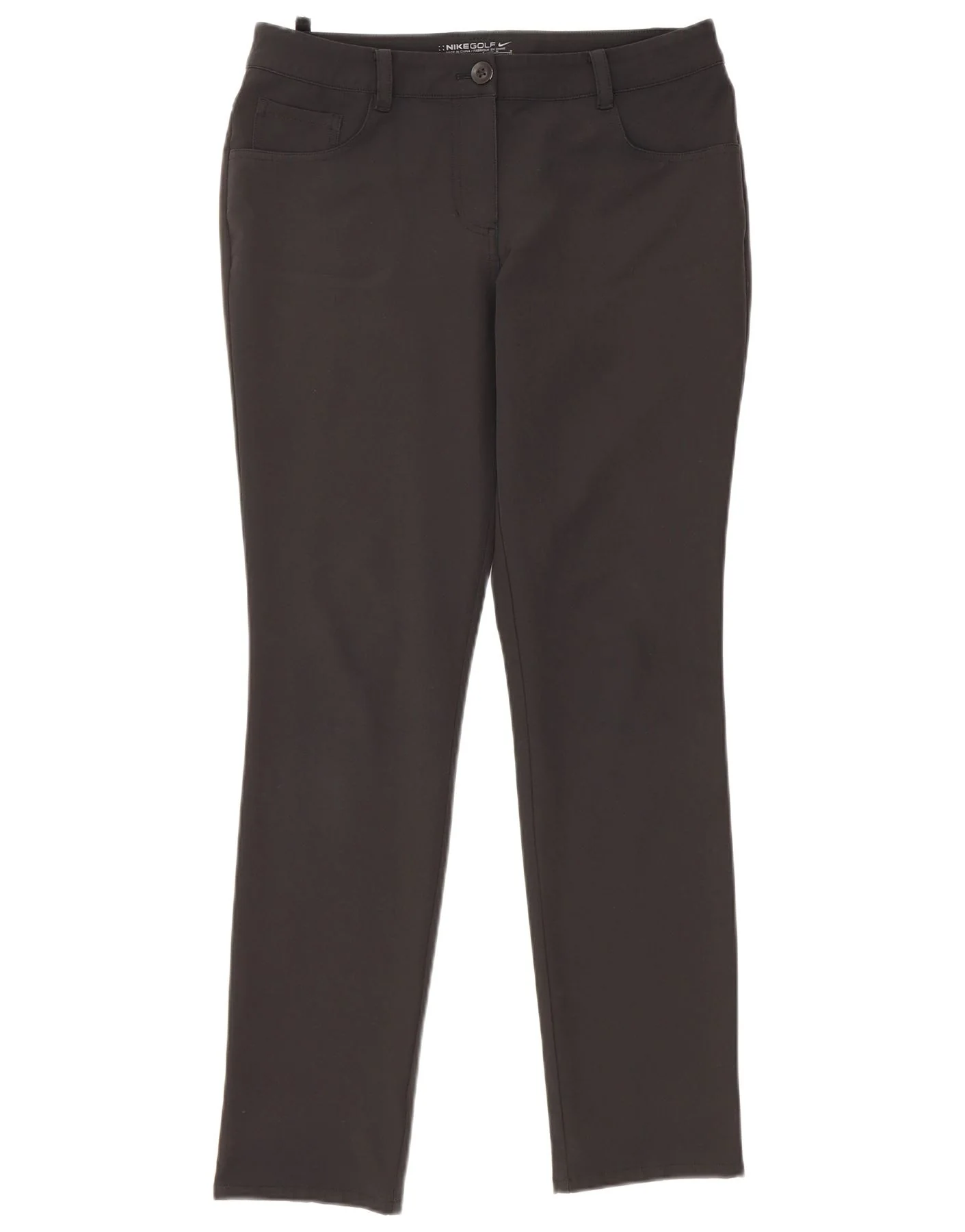 Nike Womens Golf Skinny Casual Trousers UK 12 Medium W32 L30 Black