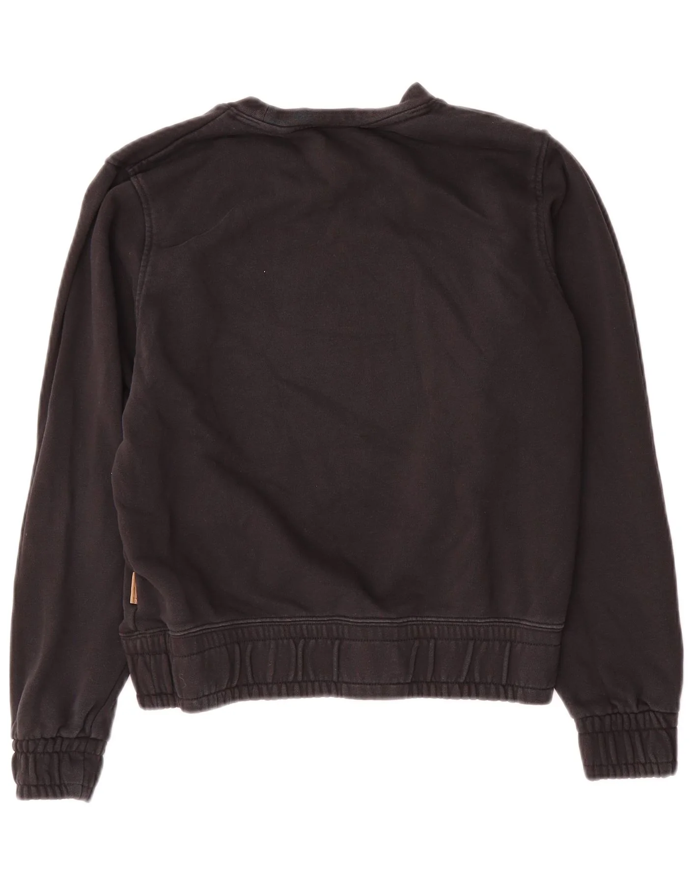 Nike Womens Graphic Oversized Sweatshirt Jumper UK 6 XS Black Cotton - Image 2