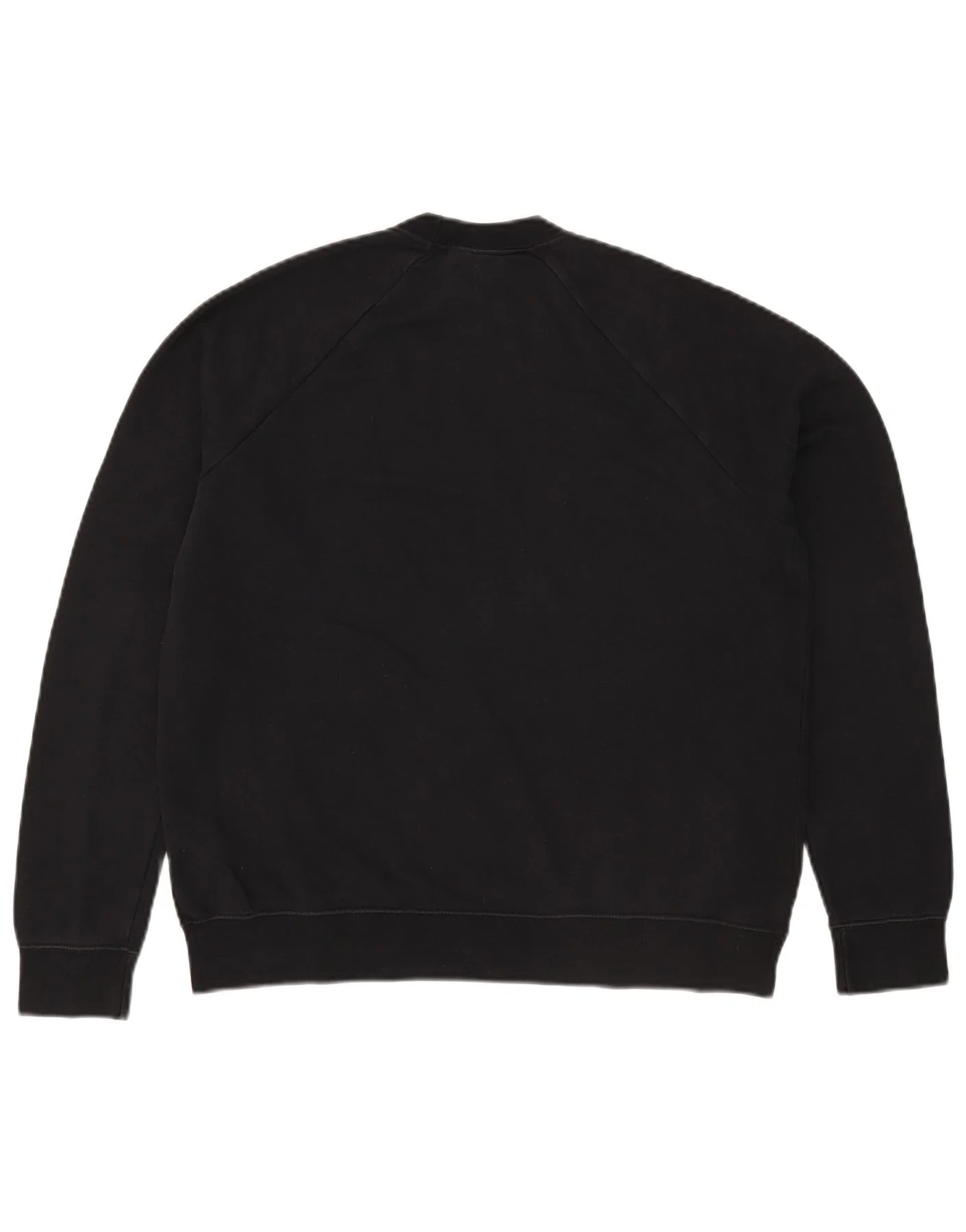 Nike Womens Graphic Sweatshirt Jumper UK 16 Large Black Cotton - Image 2